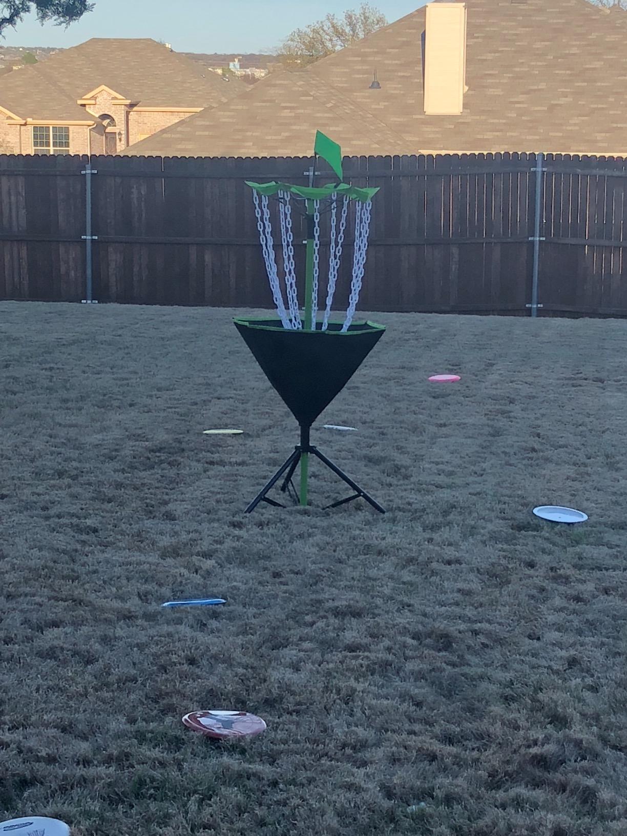 Franklin Sports Disc Golf Basket customer photo 2