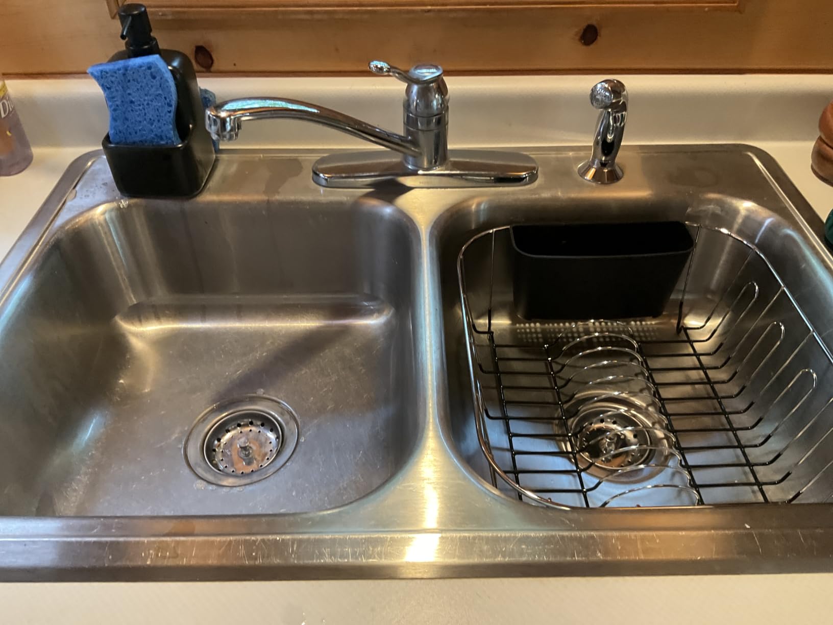 Neat-O Deluxe Chrome-Plated Steel Small Dish Drainers (Black) customer photo 1