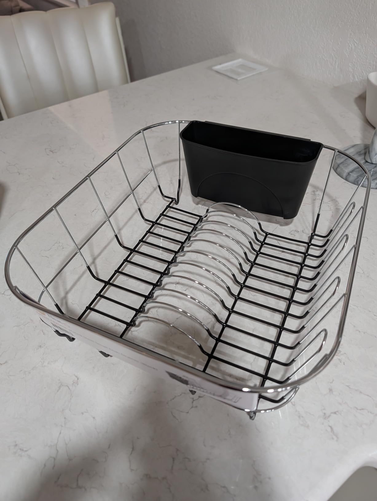 Neat-O Deluxe Chrome-Plated Steel Small Dish Drainers (Black) customer photo 2
