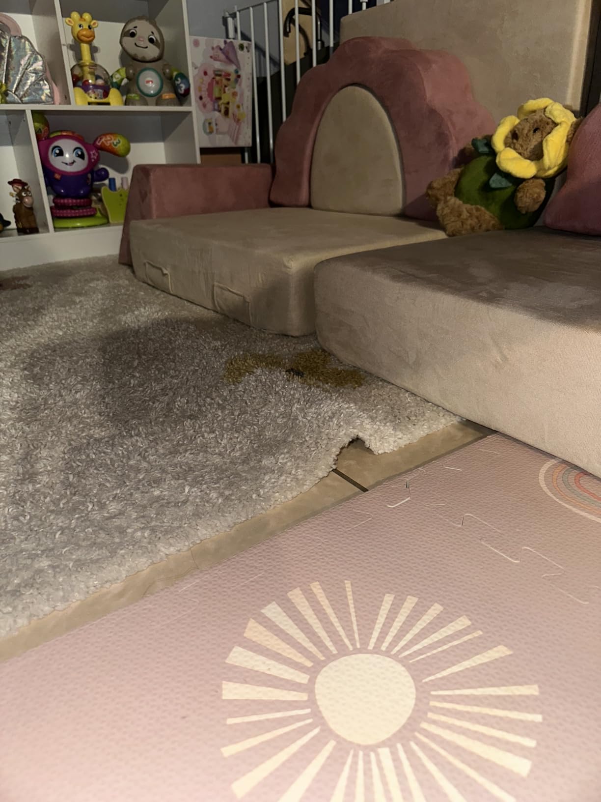 GORILLA GRIP® Slip Resistant Rug Pads for Hardwood Floor, 2x8 Cream customer photo 2