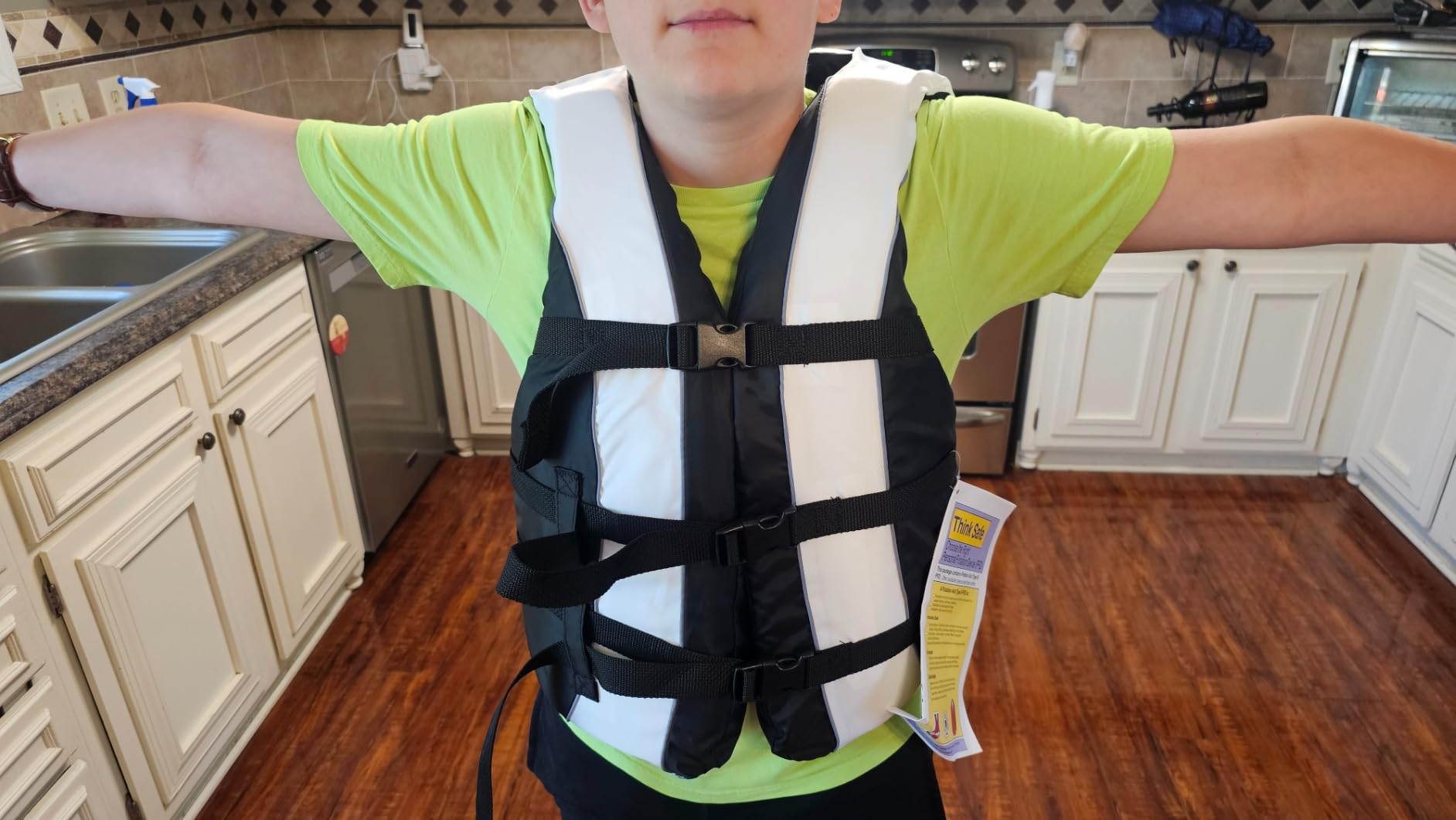 Hardcore Life Jacket Paddle Vest; Coast Guard Approved Type III PFD Life Vest Flotation Device; Jet ski, Wakeboard, Kayak; Ideal Extra Life Jacket for Your Pontoon Boat customer photo 2