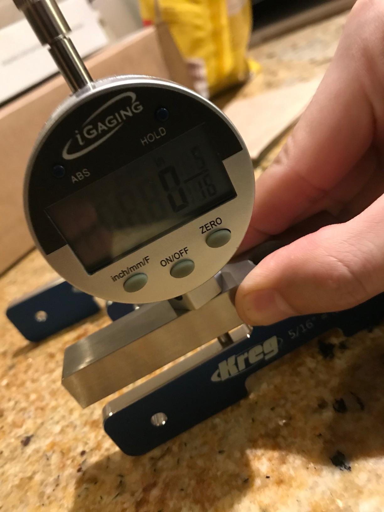 iGaging Digital Electronic Depth Gauge 0-22