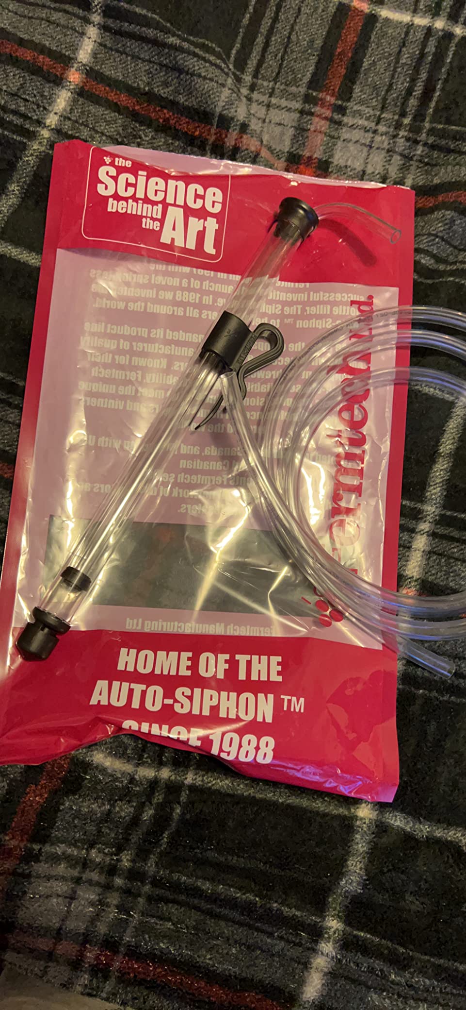 Fermtech - Auto Siphon Mini with 6 Ft of Food Safe Tubing & Clamp - Easy Home Brewing, Winemaking Kit, Complete System for Beer, Wine, Liquid Transfer & Fermentation Tools - Perfect for Small Batches customer photo 2