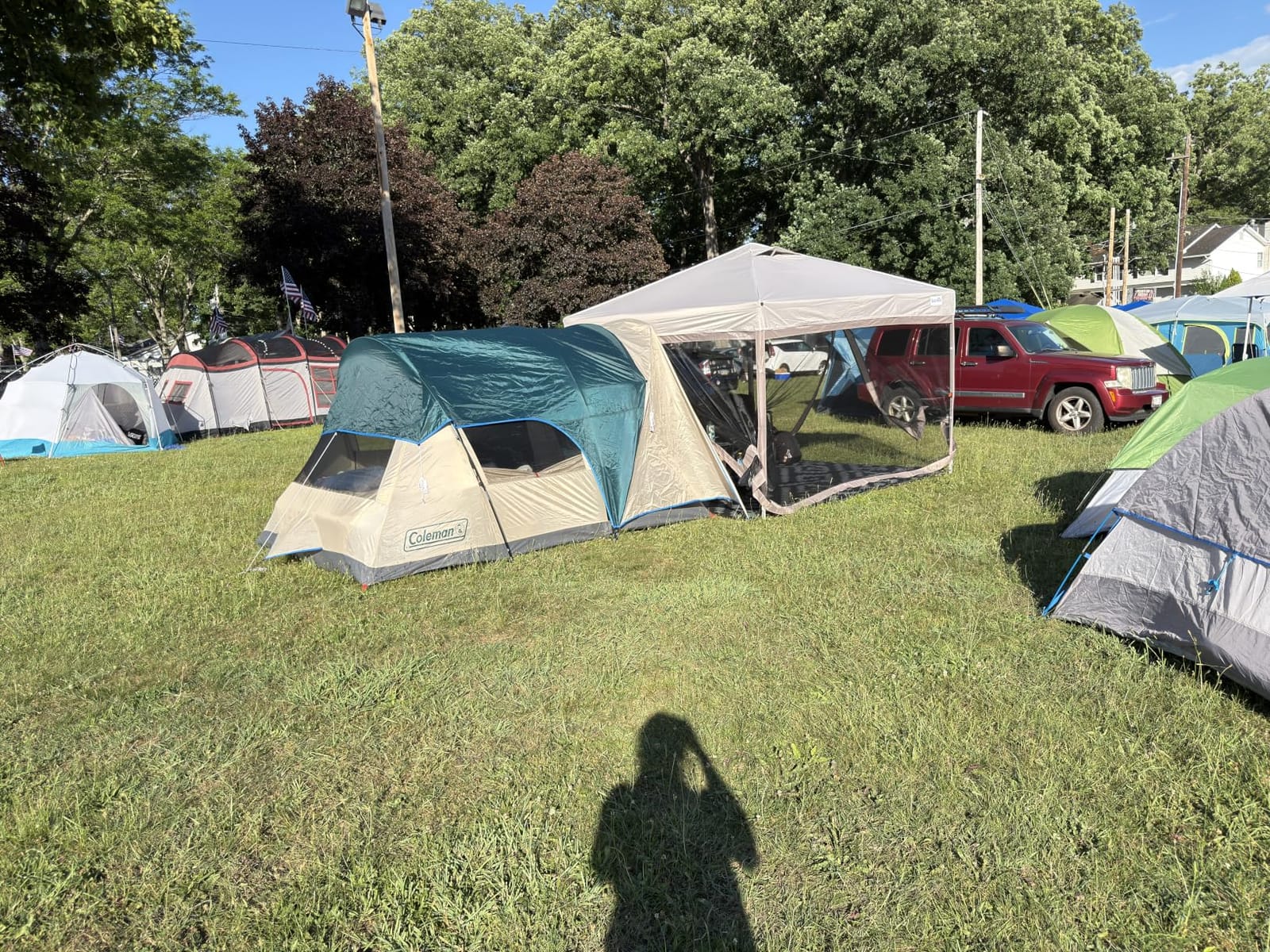 Quictent 10'x10' Pop up Screened Canopy Tent with Mosquito Netting | Portable Easy up Outdoor Screen House Shelter for Patio, Camping and Picnic, Includes Wheeled Carry Bag customer photo 2