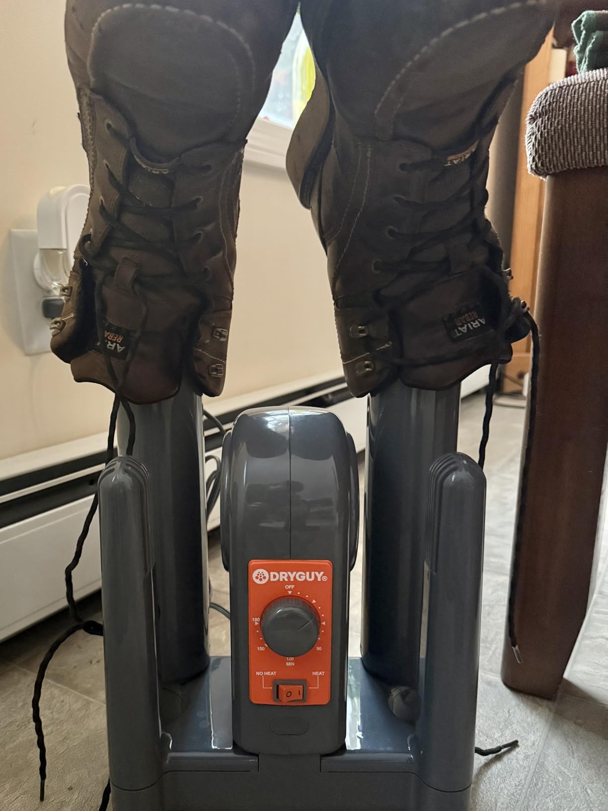 DryGuy Shoe, Boot, Garment & Gear Electric Dryer, Quick Drying for Ski, Work, Sports Equipment – Energy Efficient, Odor Eliminating Design, Home or Garage Use,4 Port, Heat + Fan (Dry time: 1-3hrs) customer photo 1