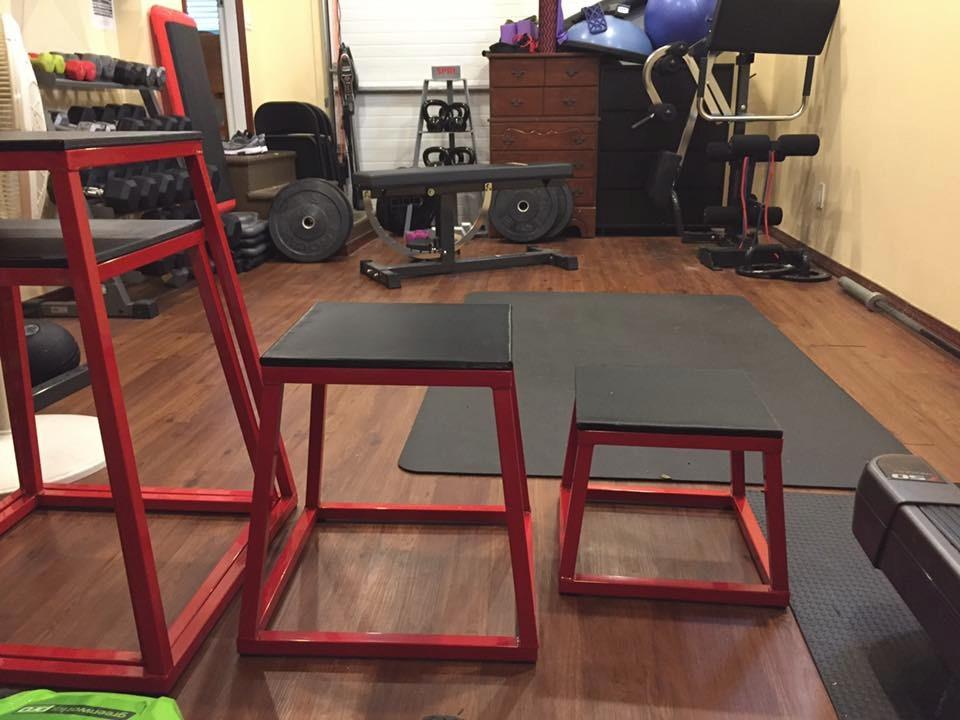 JFIT Plyometric Boxes - Made in Taiwan NO Assembly Required Single - Height Box Set and Adjustable Box Options Plyometric Platform and Jumping Agility Box for Training Conditioning Strength Training customer photo 1