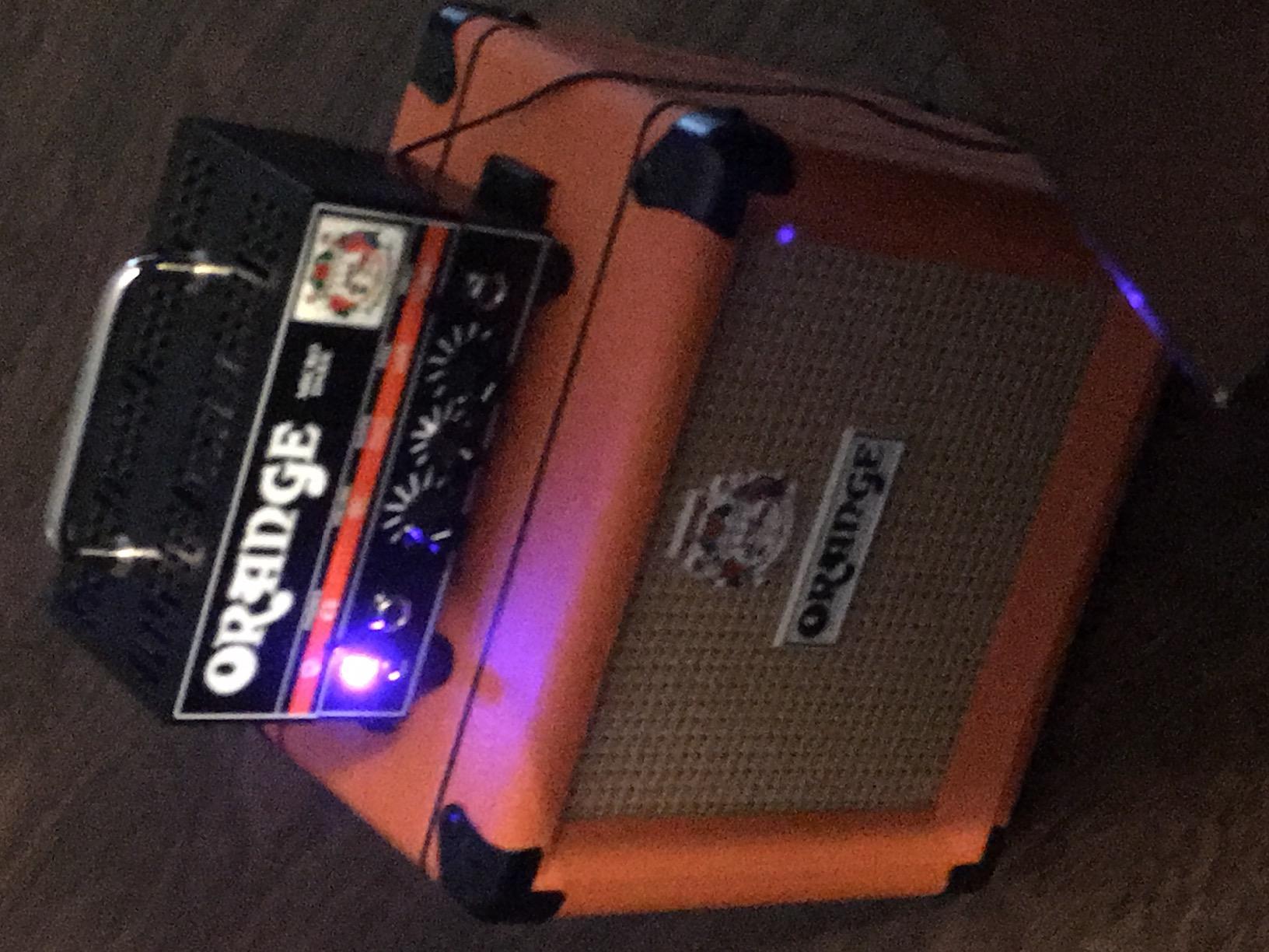 Orange Micro Dark Terror Mini Guitar Amp Head 20 Watts customer photo 2