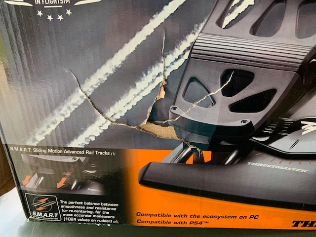 Thrustmaster TFRP Precision Flight Sim Rudder Pedals - PS5, XBOX & PC | self-centering axis, long travel, aluminum rails, differential breaking, for all types of flight, adjustable resistance customer photo 1