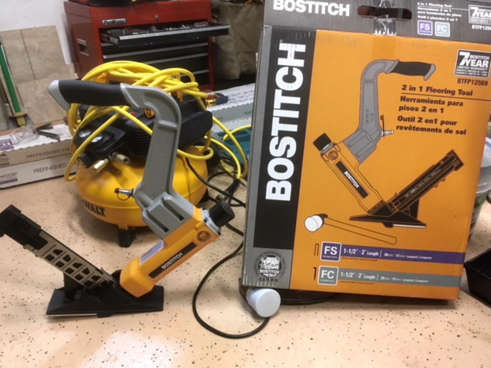 Bostitch Staples Flooring Pneumatic Nailer customer photo 2