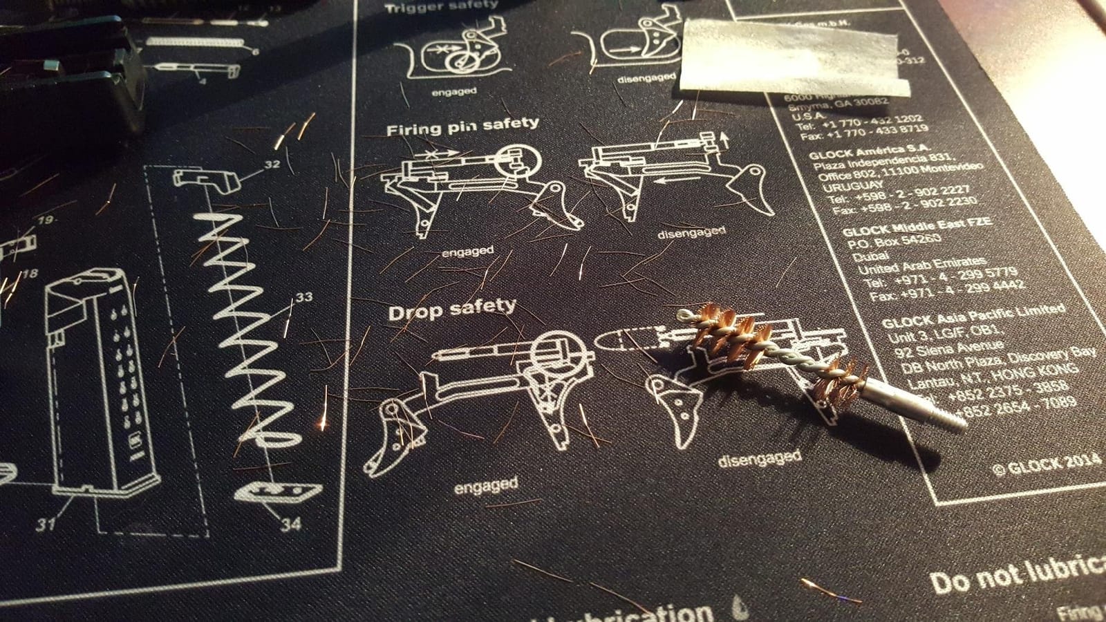 Real Avid Gun Boss Pro Universal – 12 Ga., 20 Ga., .45, .40, .357, .38, 9MM, .30, .280, .270, 7MM, .243, .22 ca. universal gun cleaning kit customer photo 2