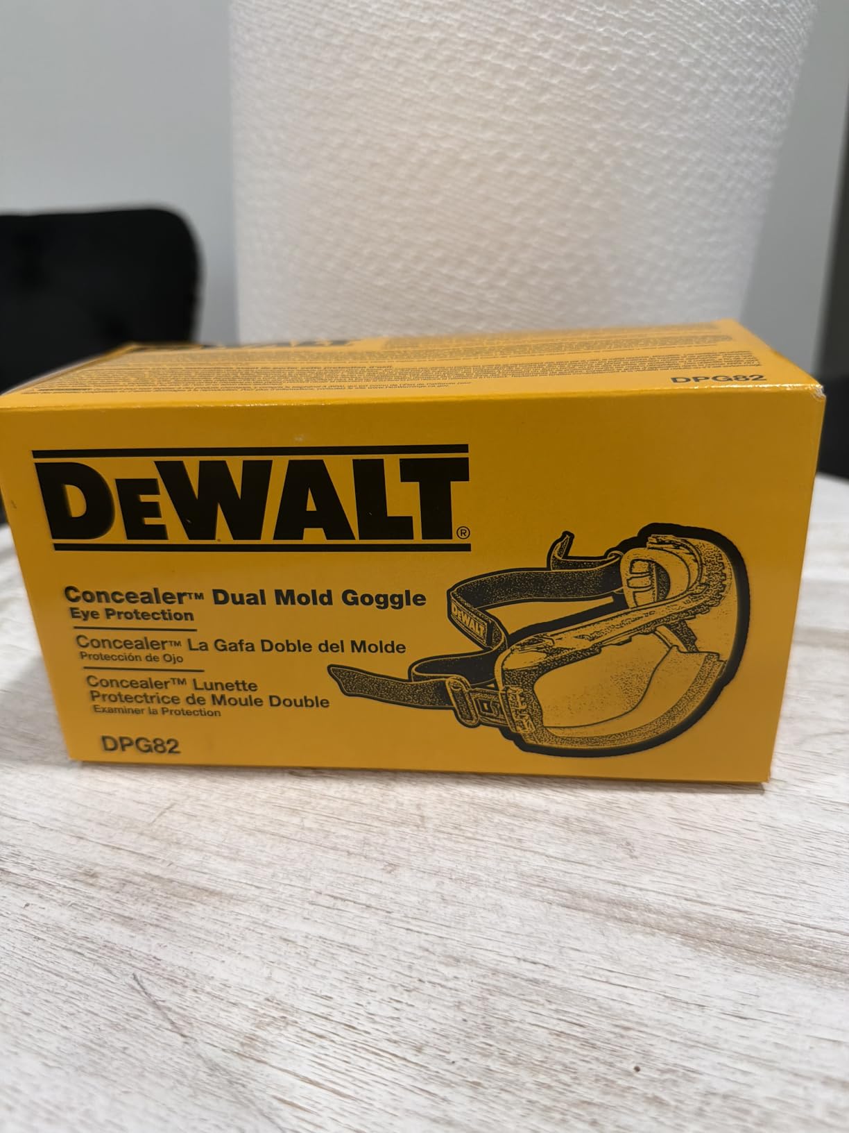 Dewalt DPG82 Concealer Anti-Fog Dual Mold Safety Goggle - 1 Pair customer photo 1