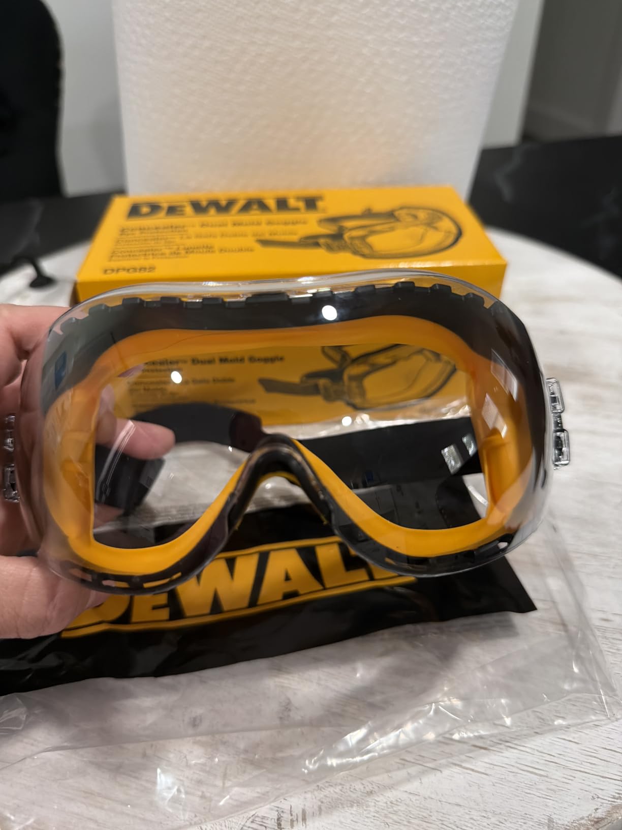 Dewalt DPG82 Concealer Anti-Fog Dual Mold Safety Goggle - 1 Pair customer photo 2