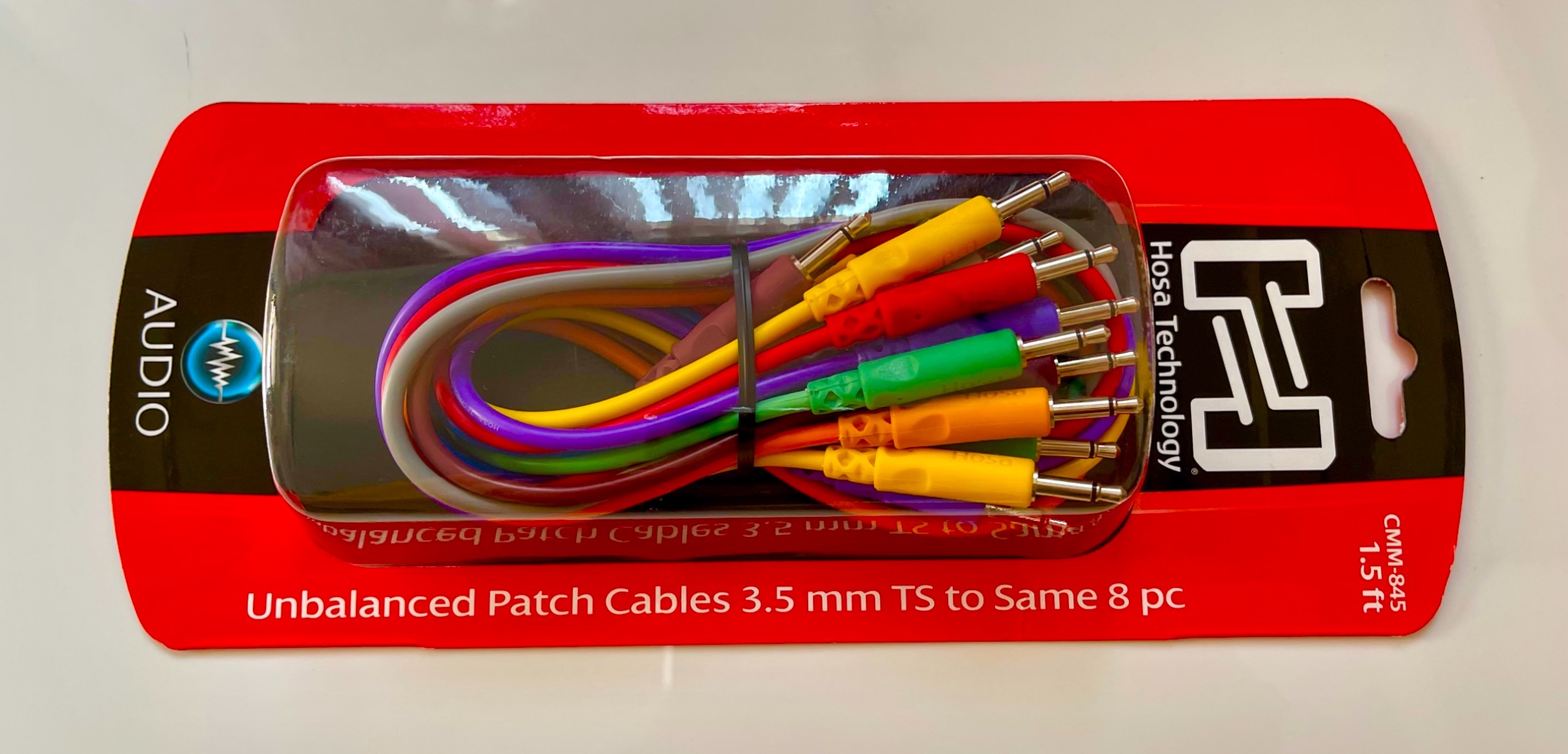 Hosa CMM-890 Eurorack Patch Cables 8-Pack - 3 Feet, Assorted Colors customer photo 1