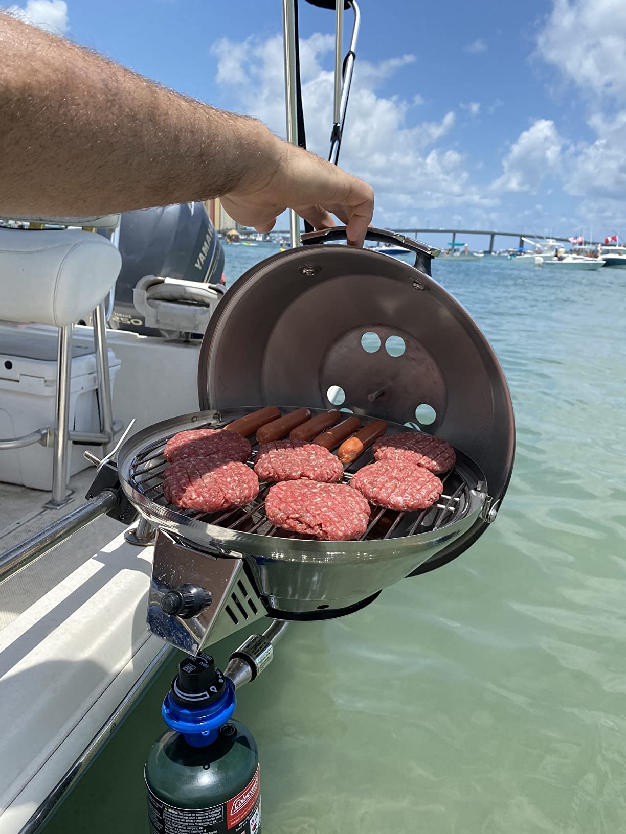 Magma Products, Marine Kettle 3, Combination Stove & Gas Grill, Propane Portable Oven customer photo 2