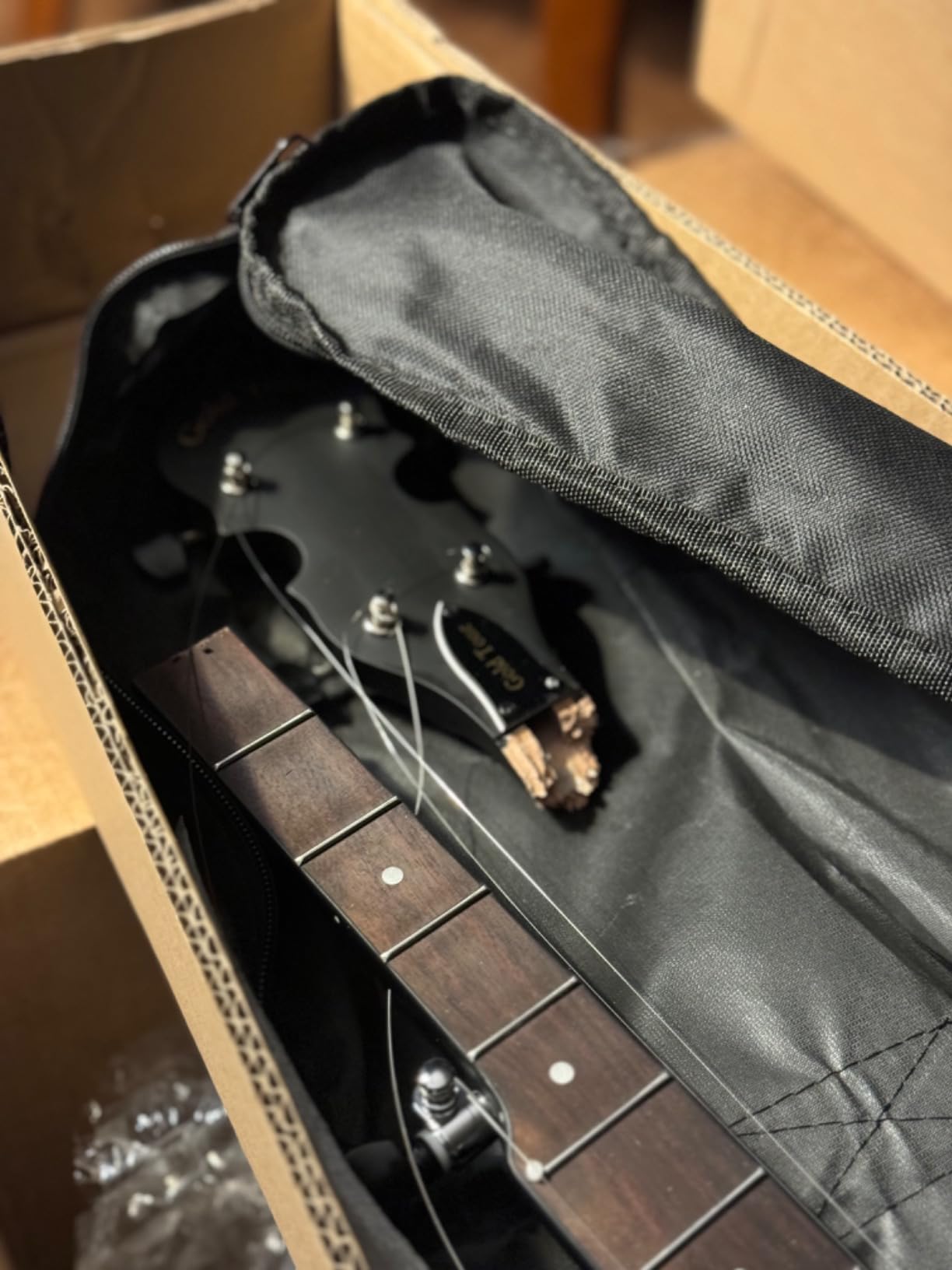 Gold Tone AC-1: 5-String Beginnner Banjo, Full Size with Gig-Bag, Bluegrass or Clawhammer customer photo 2