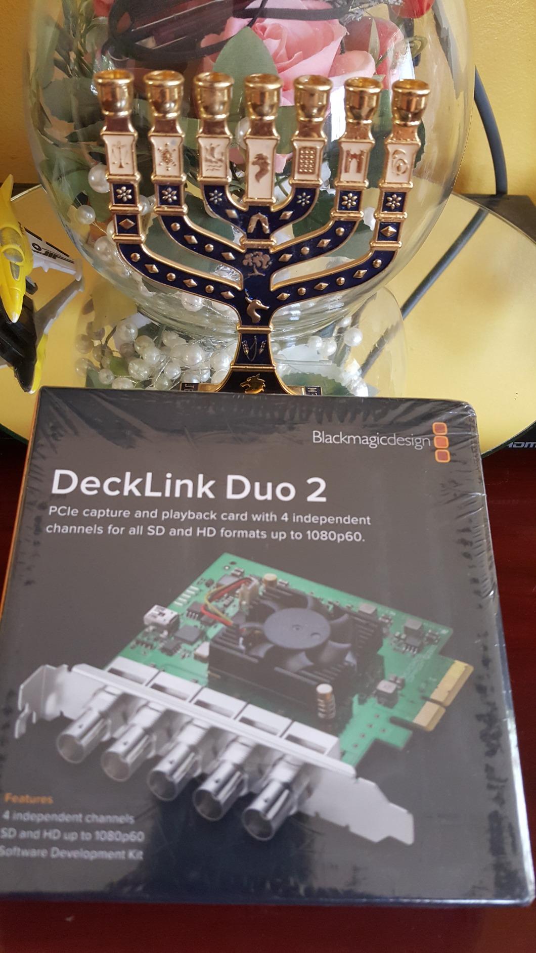 Blackmagic Design DeckLink Duo 2 PCIe Capture and Playback Card, Up to 1080p60, 4 Channel 3G-SDI (BDLKDUO2) customer photo 1