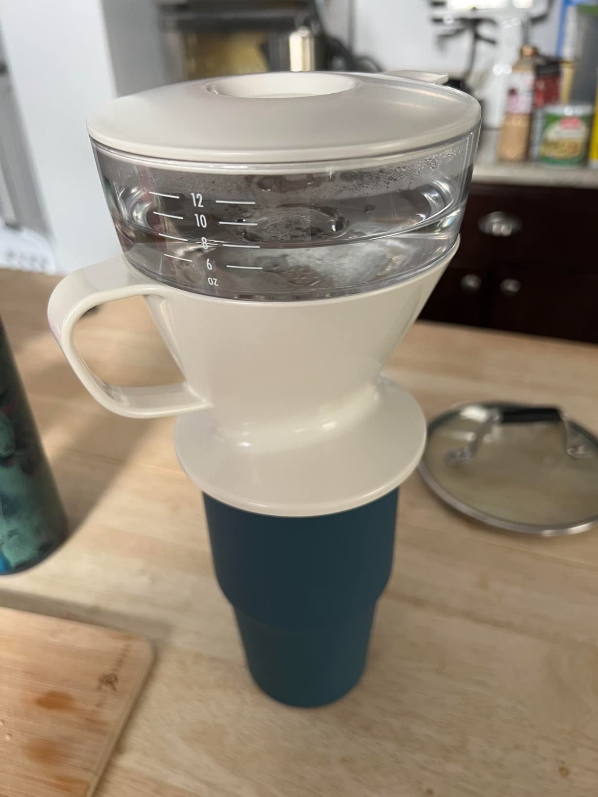 OXO Brew Single Serve Pour-Over Coffee Maker with Water Tank, 12 oz customer photo 2