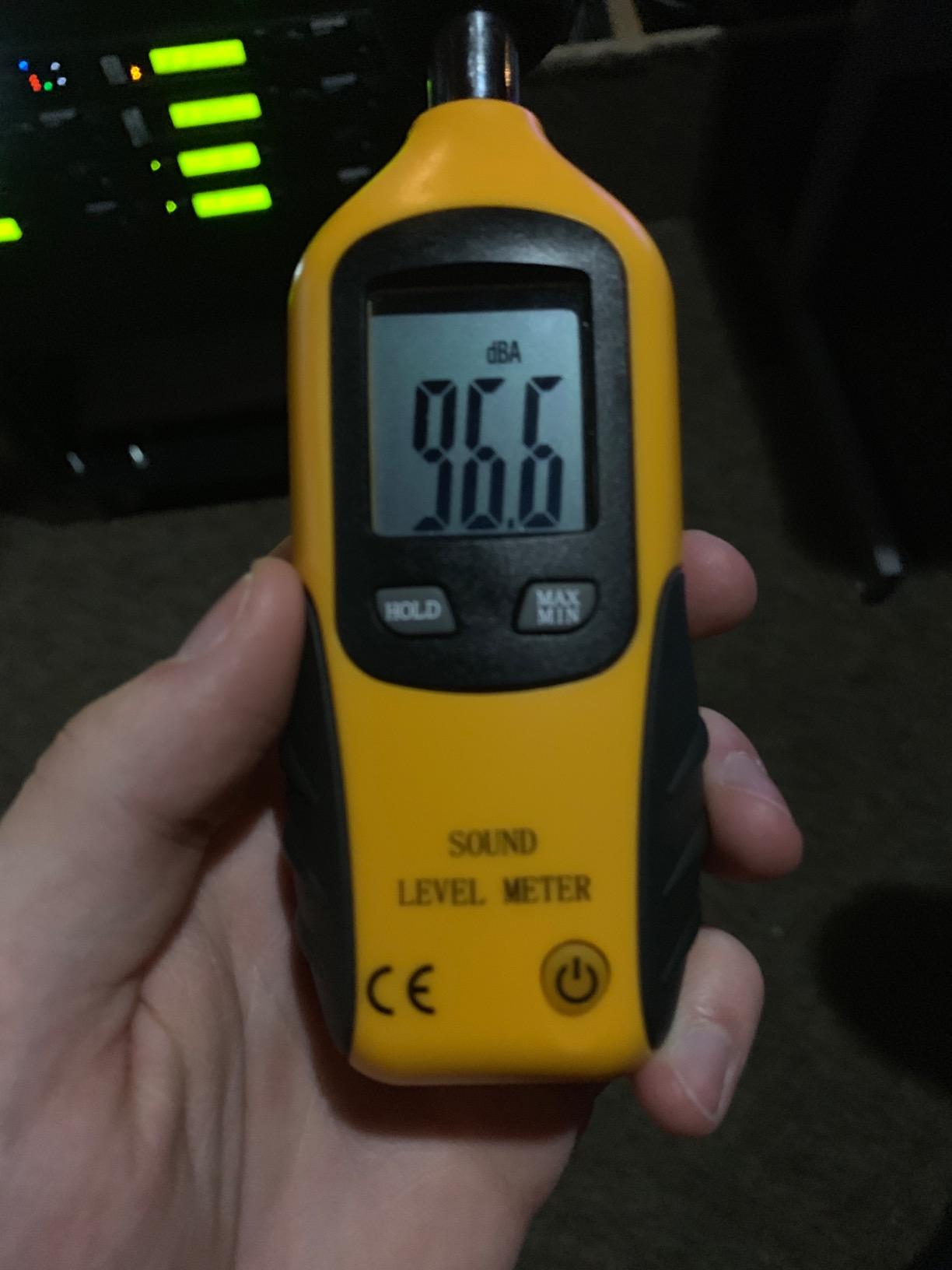 Decibel Meter, RISEPRO Digital Sound Level Meter 30 - 130 dB Audio Noise Measure Device Backlight MAX/MIN, Data Hold Auto Power Off Dual Ranges HT-80A customer photo 2