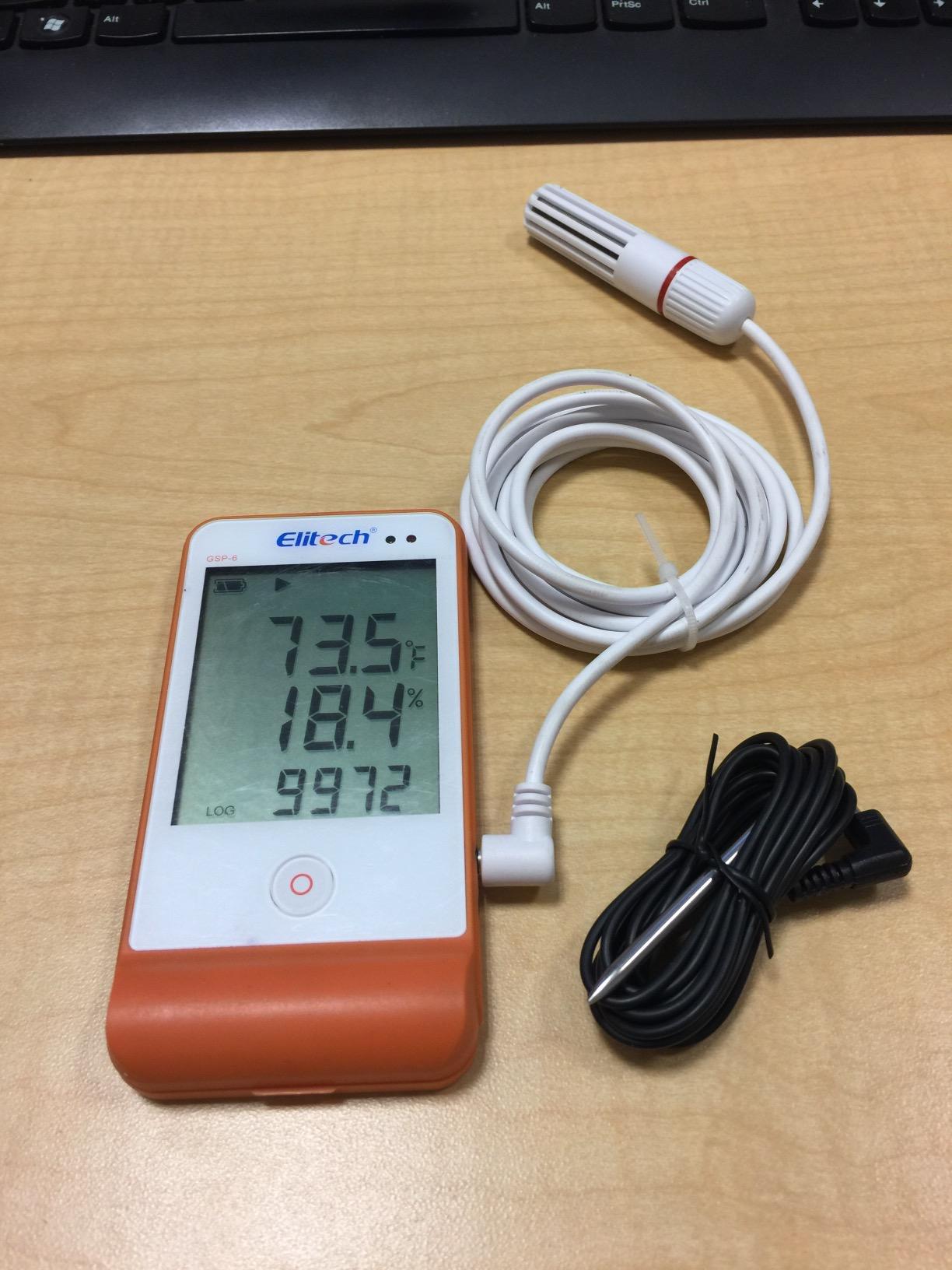Elitech GSP-6 Dual Probe Bluetooth Temperature Humidity Data Logger | 100000 Readings, Shadow Data, Max Min Record, Auto PDF/CSV, Calibration Certificate Included for Pharmacy & Cold Chain customer photo 2