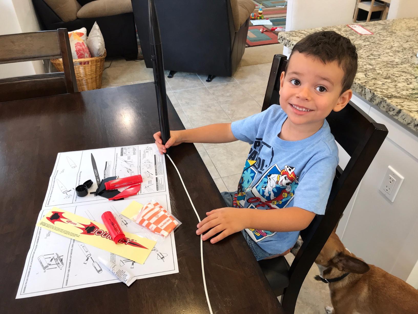 Estes 1441 Journey Rocket-Building Kit, Beginner Flying-Rocket Model Kit for Ages 10+, Includes Launch Pad and Controller customer photo 2