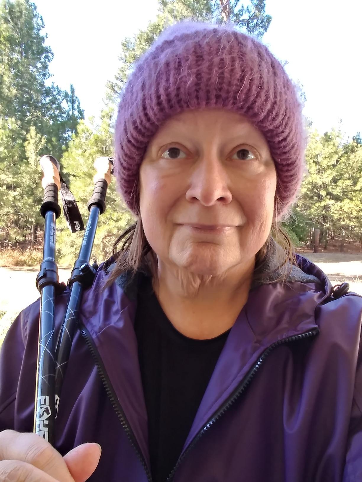 Foxelli Carbon Fiber Trekking Poles - Lightweight Collapsible Hiking Poles with Cork Grips, Quick Flip Locks & All-Terrain Accessories - Adjustable Height Hiking Sticks for Men & Women customer photo 2