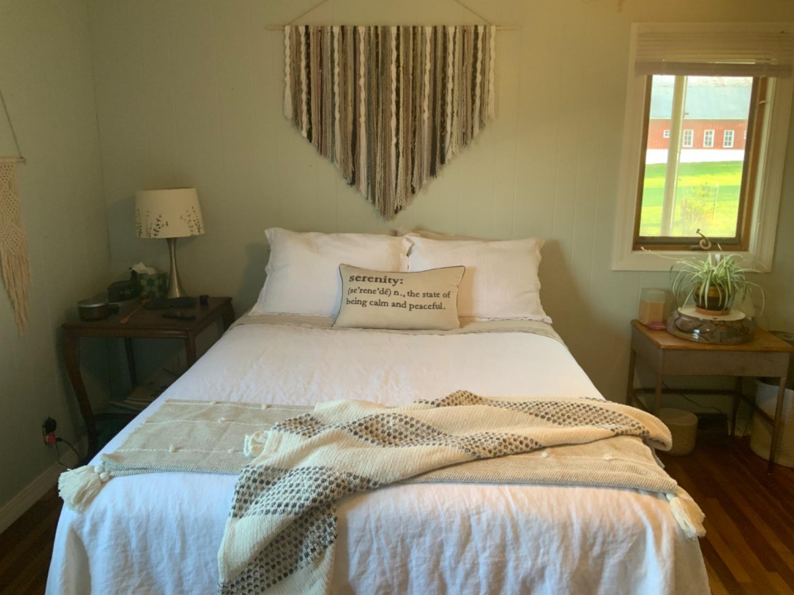 Simple&Opulence 100% Linen Sheet Set with Embroidery Washed - 4 Pieces (1 Flat Sheet & 1 Fitted Sheet & 2 Pillowcases) Natural Flax Soft Bedding Breathable Farmhouse - Linen, Queen Size customer photo 2