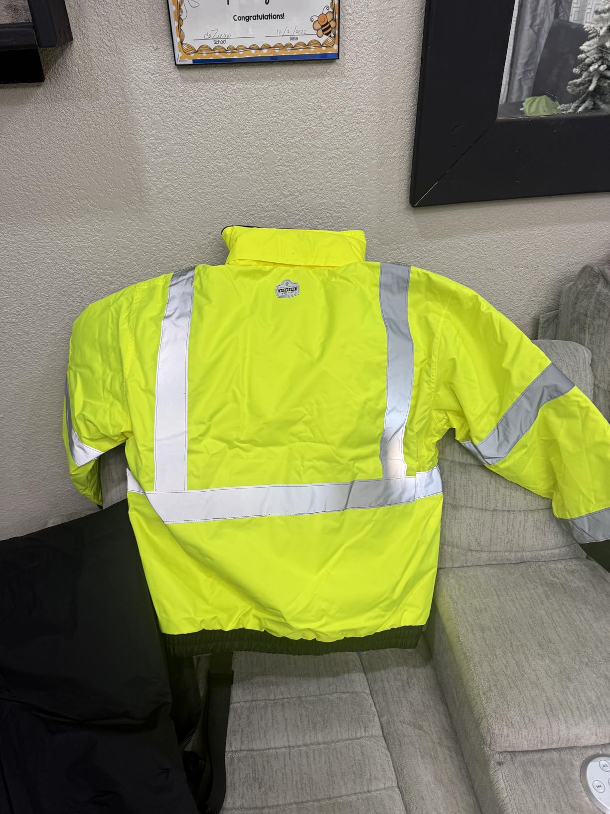 Ergodyne Hi Vis Bomber Safety Jacket customer photo 1