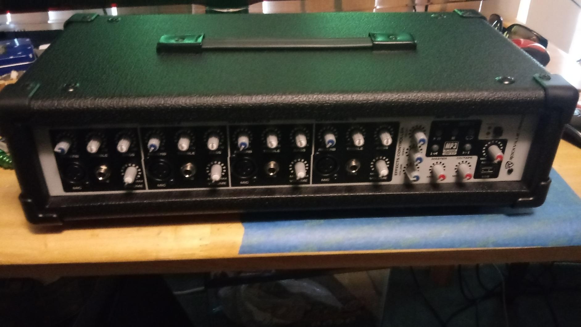 Rockville RPM45 Powered 4-Channel Mixer Amplifier, 1800W, USB, EQ customer photo 2