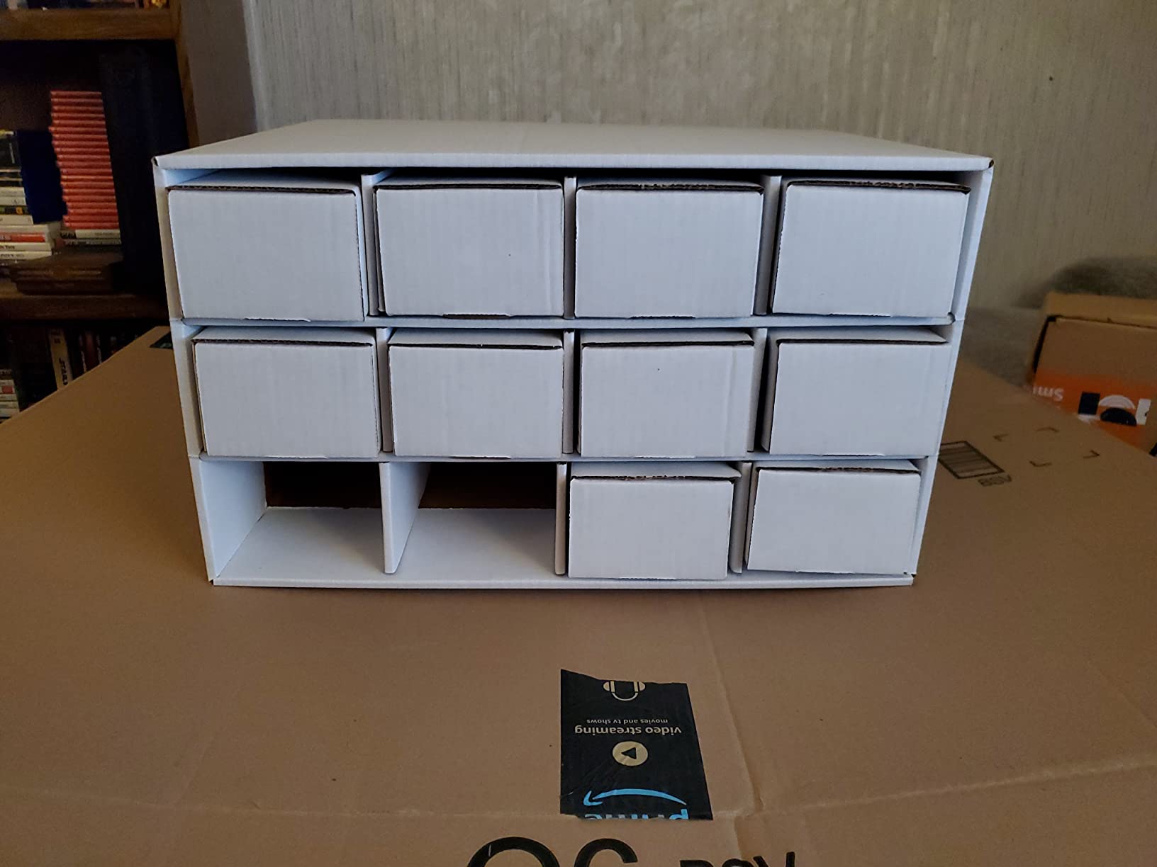 BCW Card House with 12 800-Count Storage Boxes, Holds 9,600 Cards customer photo 1