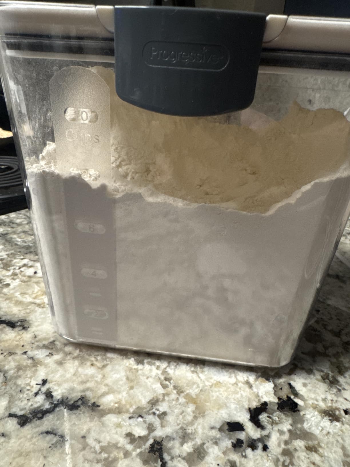 ProKeeper 2.5-Quart Grain Storage Container with Hinged Lid, Clear - BPA-Free, Airtight Seal, 5.5 x 7.65 x 7.25