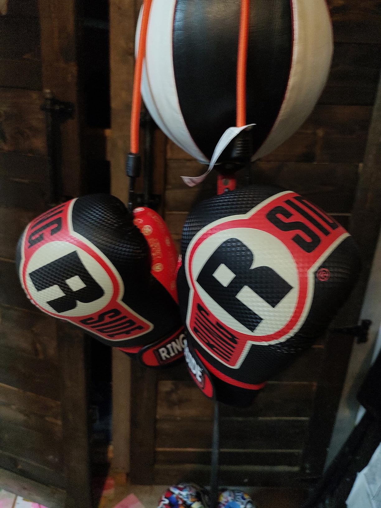 Ringside Apex Bag Gloves, IMF-Tech Boxing Gloves with Secure Wrist Support, Synthetic Boxing Gloves for Men and Women customer photo 2