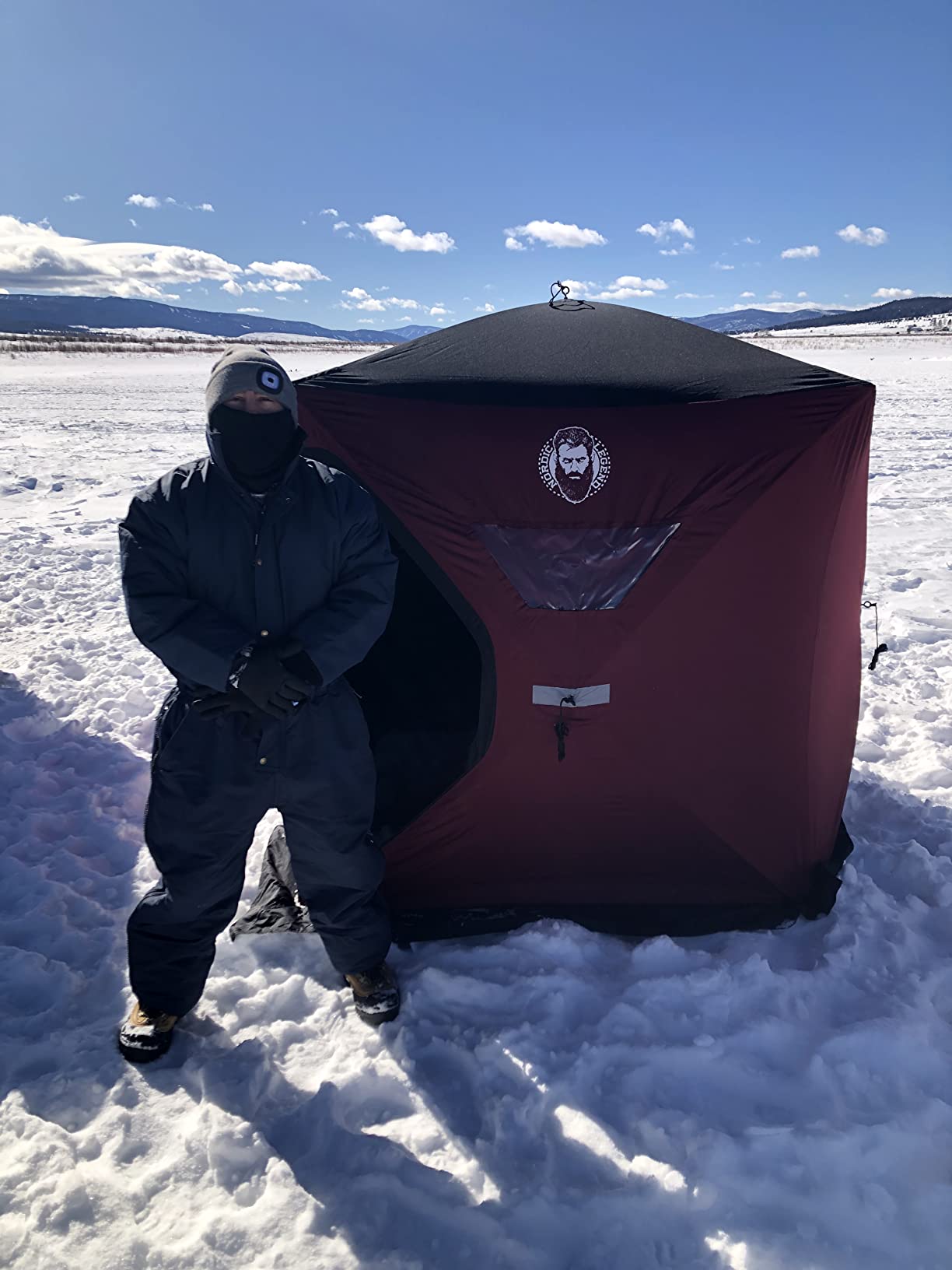 Nordic Legend FastFish Series Pop-Up Portable 2-3 Person Ice Fishing Shelter customer photo 1