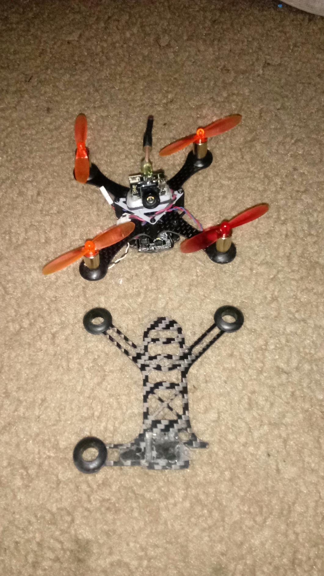 100mm Micro Carbon Fiber FPV Quadcopter drone Frame for 820 Brushed motor customer photo 2