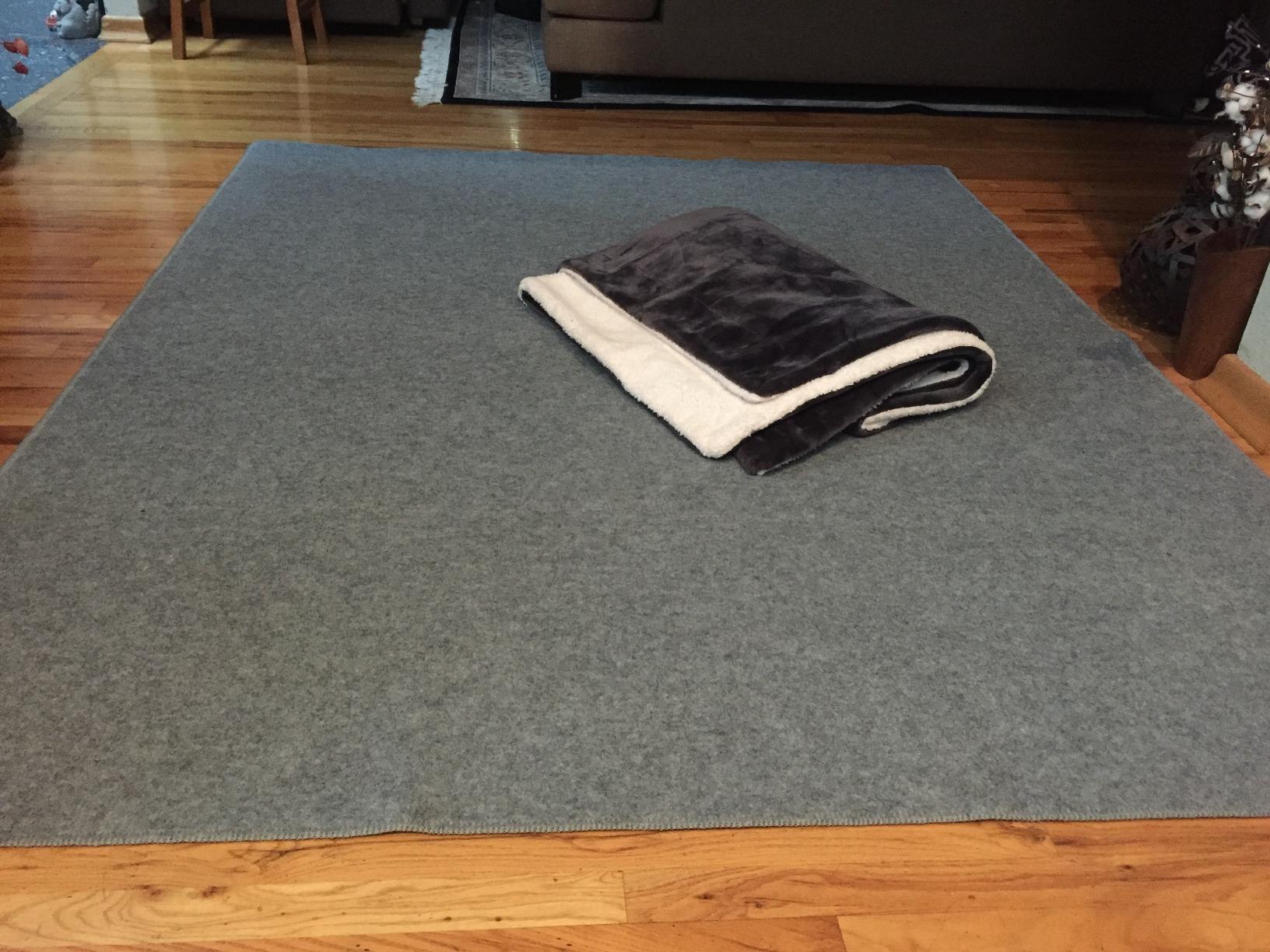 Hot Carpet Under Rug Instant Radiant Floor Heater Electric Mat Heated Area Rug Great for Yoga (720 Watt 92
