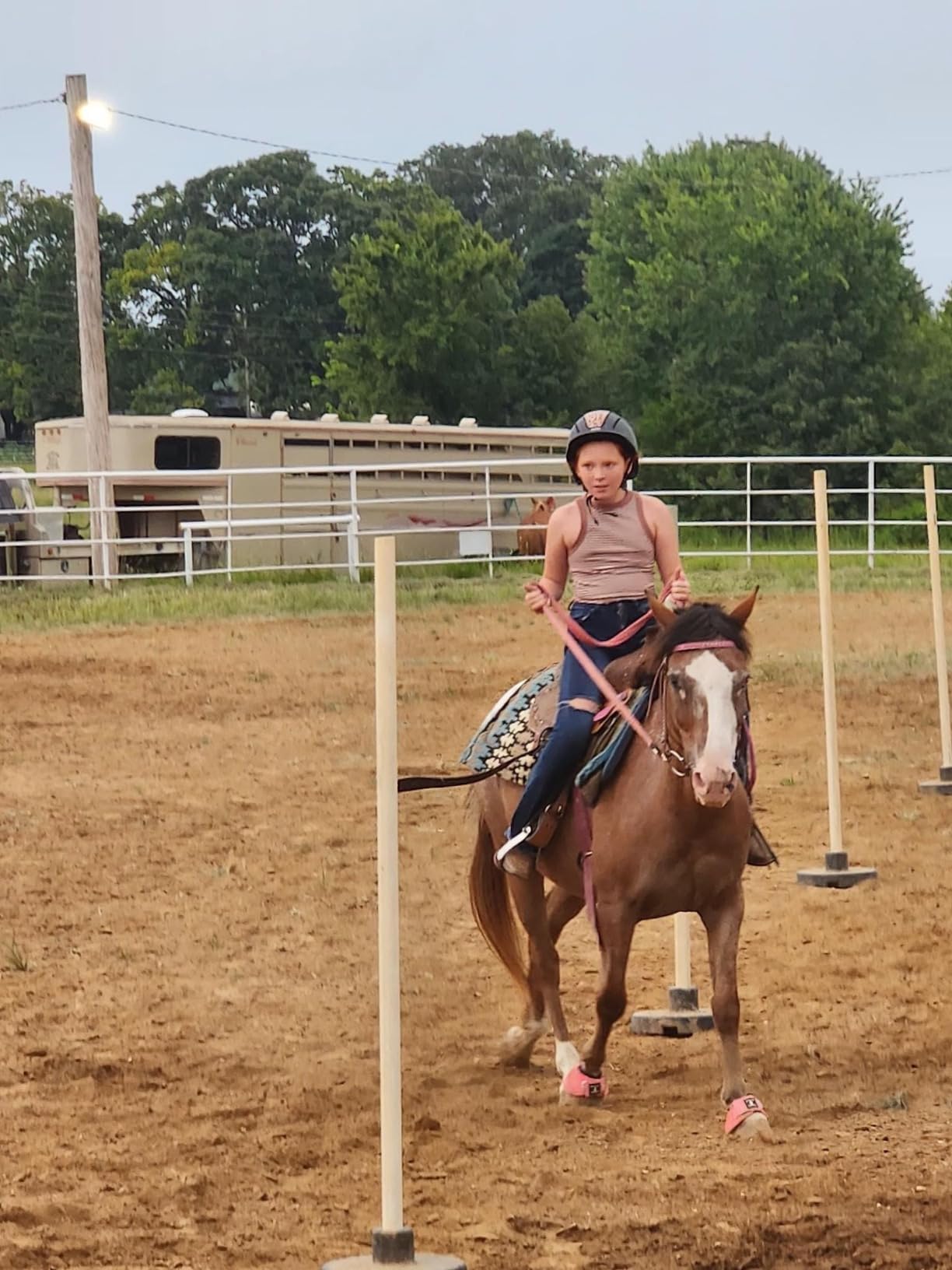 Troxel Spirit Duratec Full Coverage Horse Riding Helmet, Adjustable Fit | Cooling Vents Helps Stay Comfortable on Trails, Lessons & Arena Practice customer photo 2