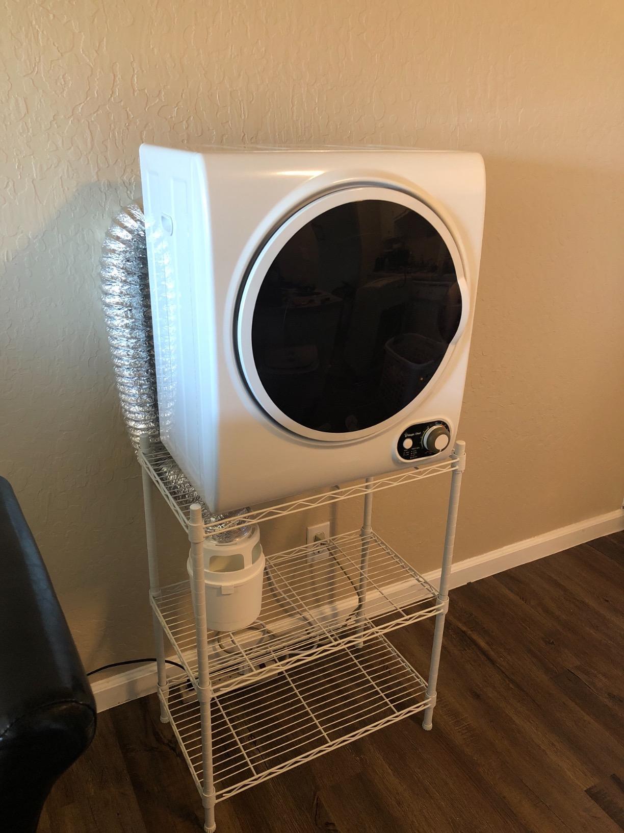 Magic Chef Compact Electric White MCSDRY15W 1.5 cu. ft. Laundry Dryer customer photo 1