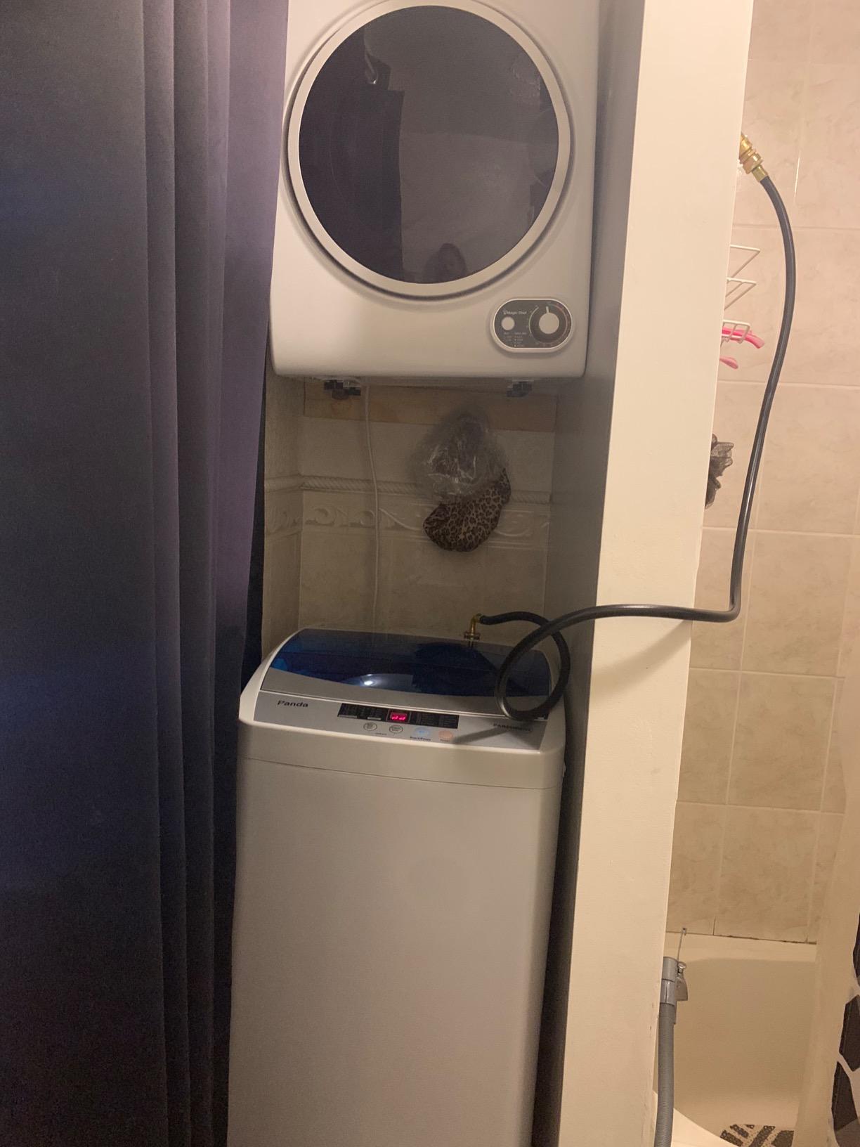 Magic Chef Compact Electric White MCSDRY15W 1.5 cu. ft. Laundry Dryer customer photo 2