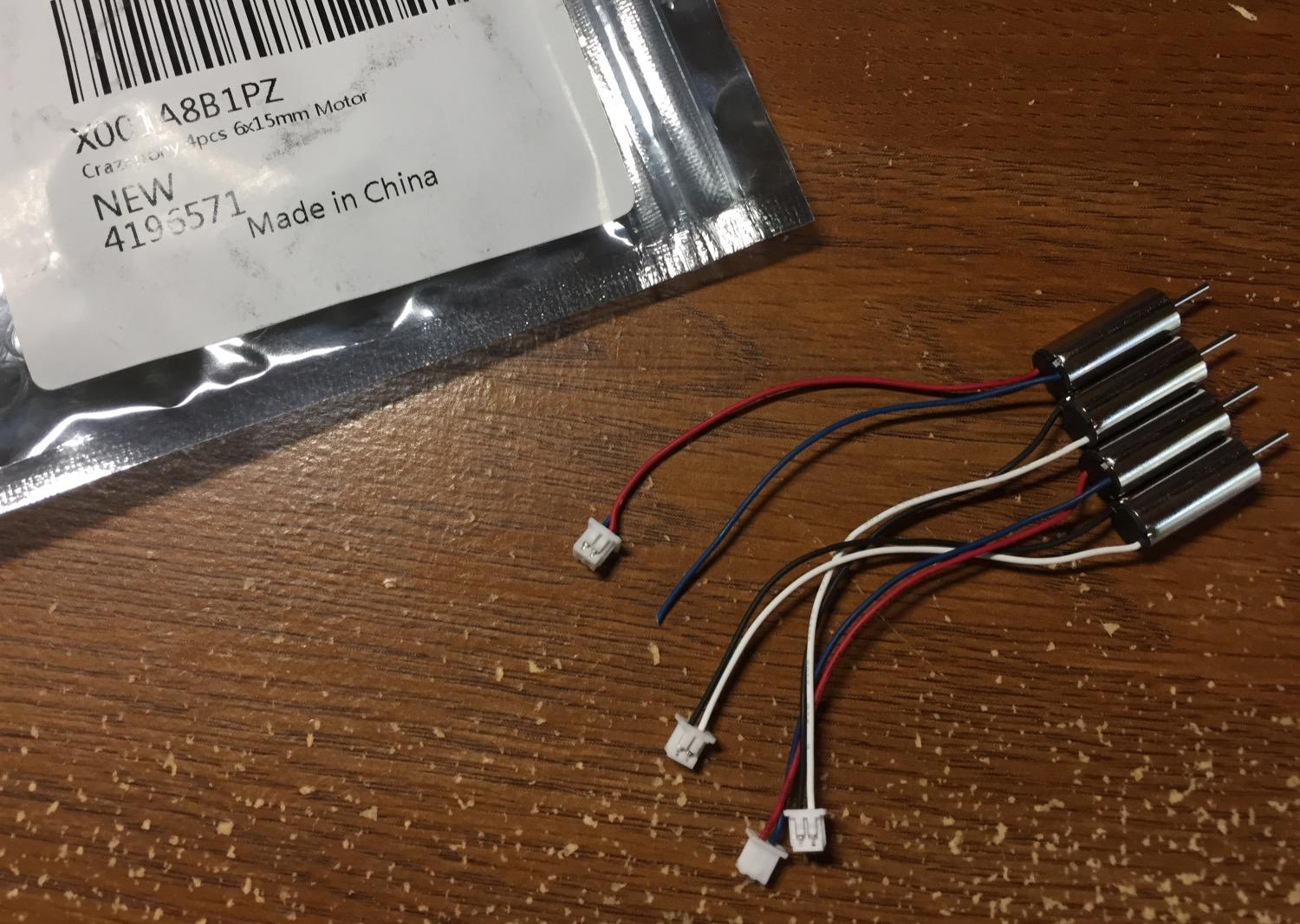 Crazepony 4pcs 6x15mm Motor (Speed: Insane) 19000KV for Blade Inductrix Tiny Whoop Micro JST 1.25 Plug customer photo 1