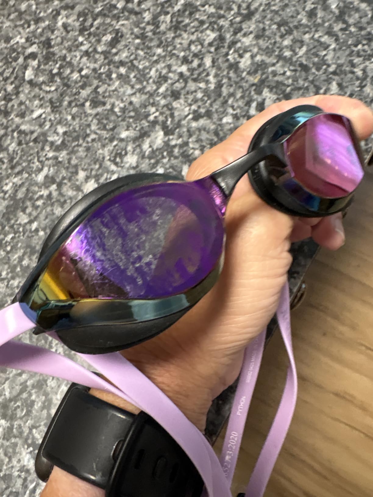 ARENA Unisex Python Racing Swim Goggles for Men and Women Anti-Fog No Leak Max Comfort Dual Strap, Mirror/Non-Mirror Lens customer photo 1