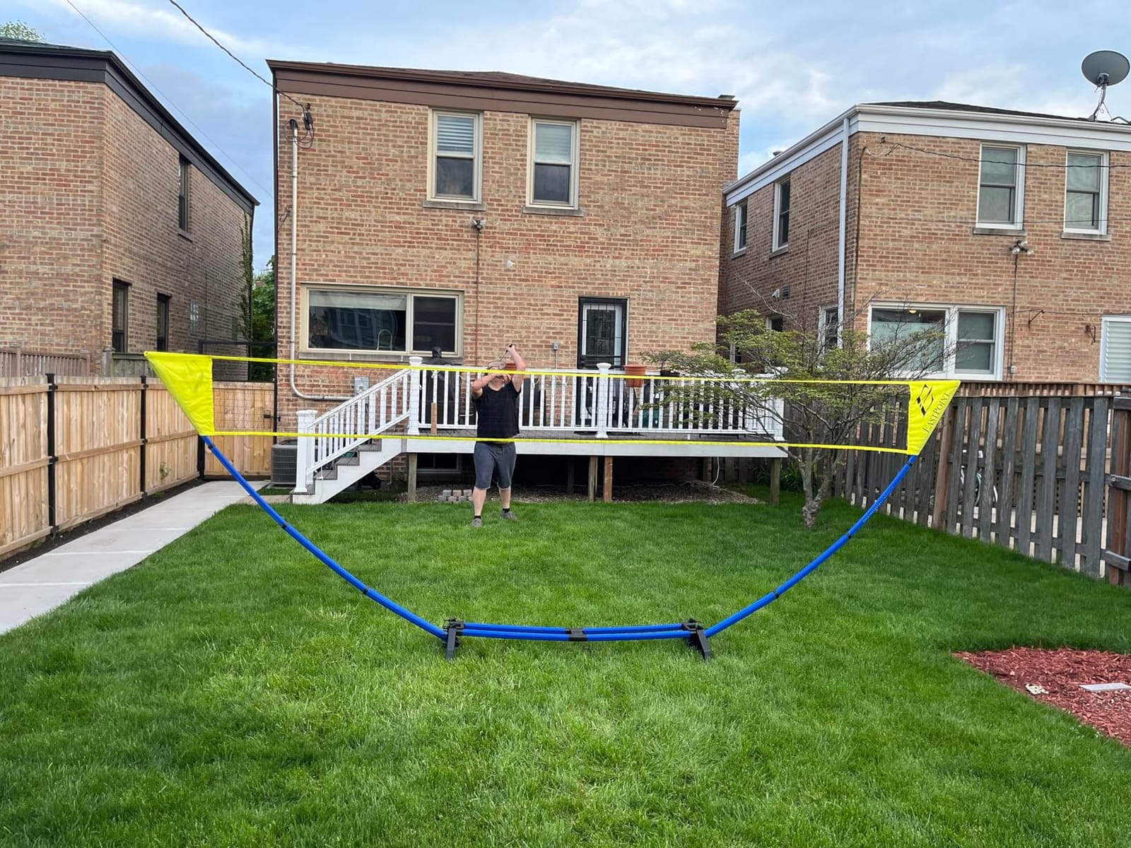 EastPoint Badminton Set, 4 Rackets, 2 Shuttlecocks, 15' Net, Outdoor Games customer photo 2