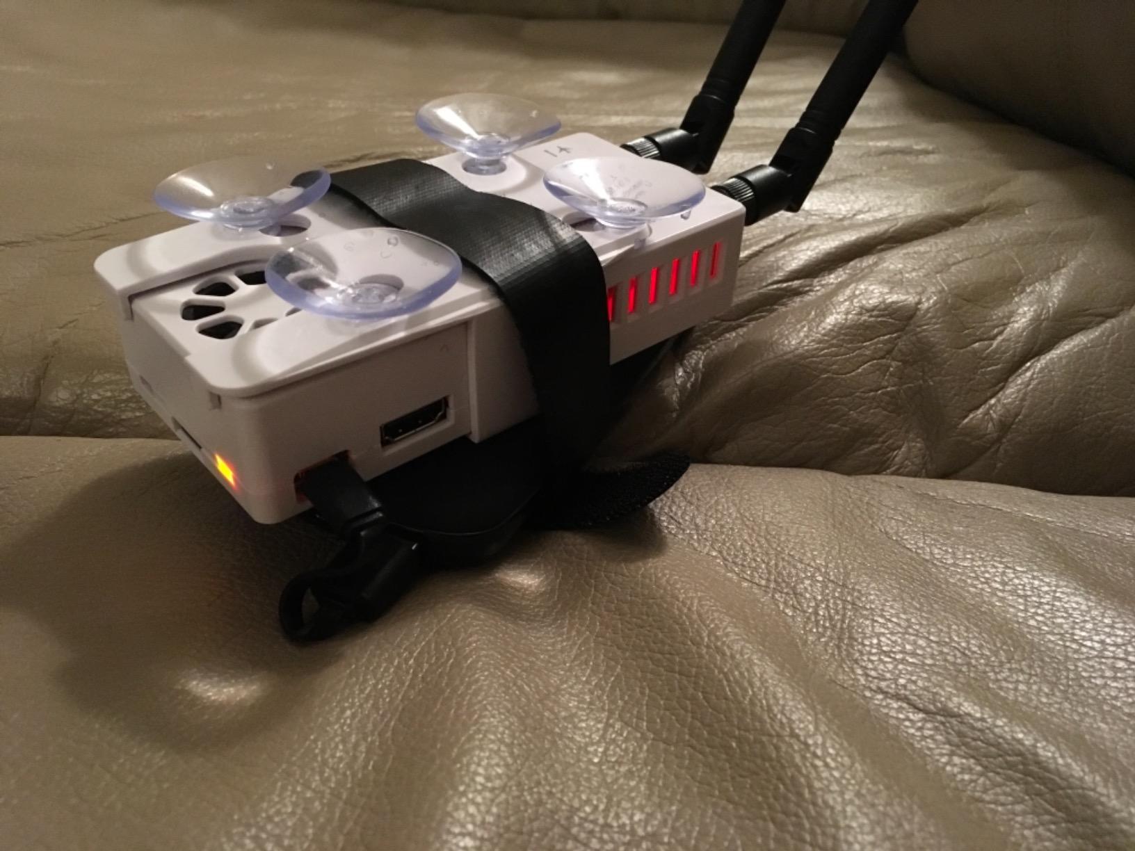 Stratux ADS-B Dual Band Receiver Aviation Weather and Traffic - Internal WAAS GPS, AHRS, Battery Pack, Suction Mount, Antennas, SDR customer photo 2