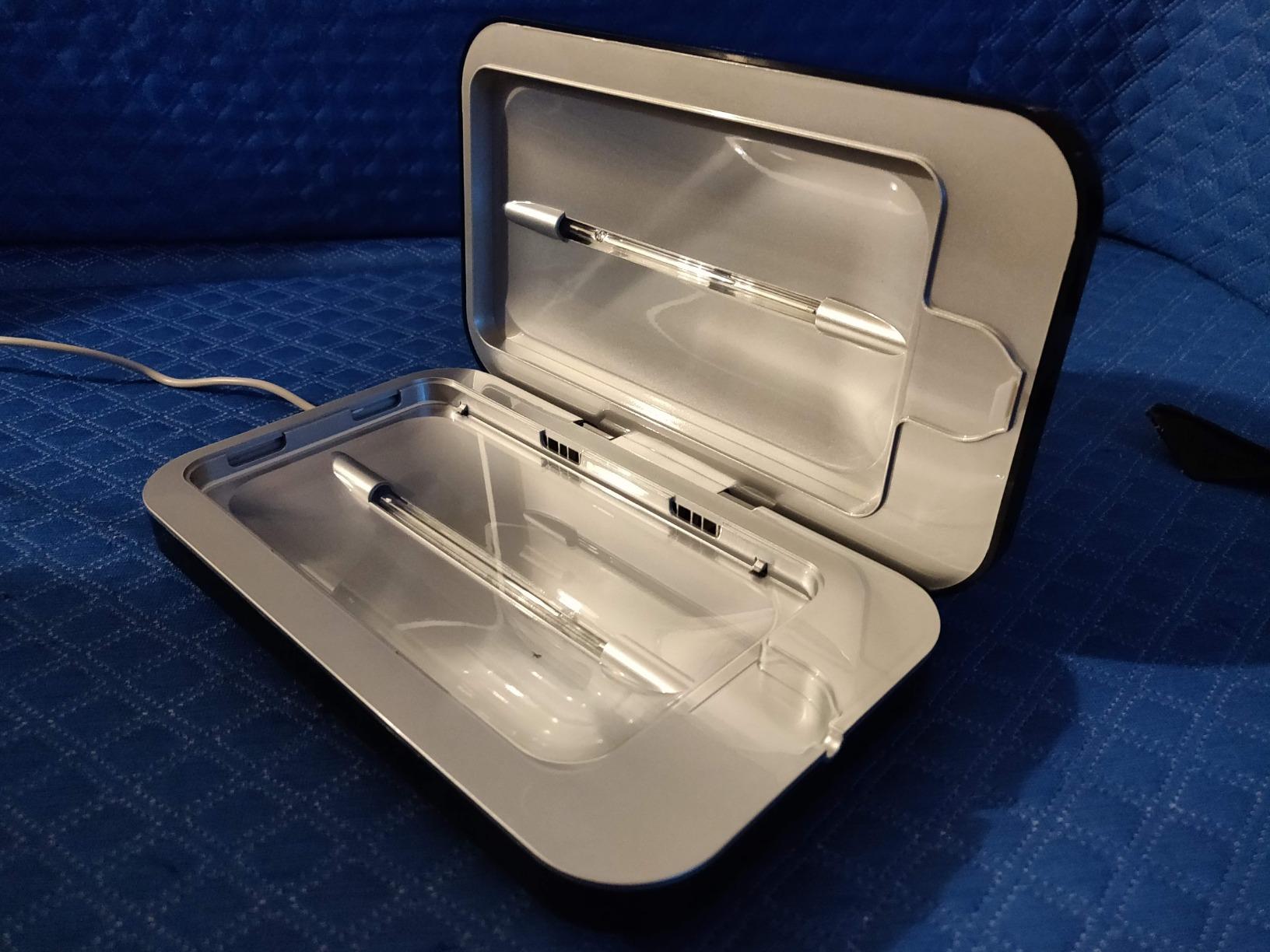 PhoneSoap 3 UV Phone Sanitizer Box & Dual Charger, Patented 360 UVC, White customer photo 1