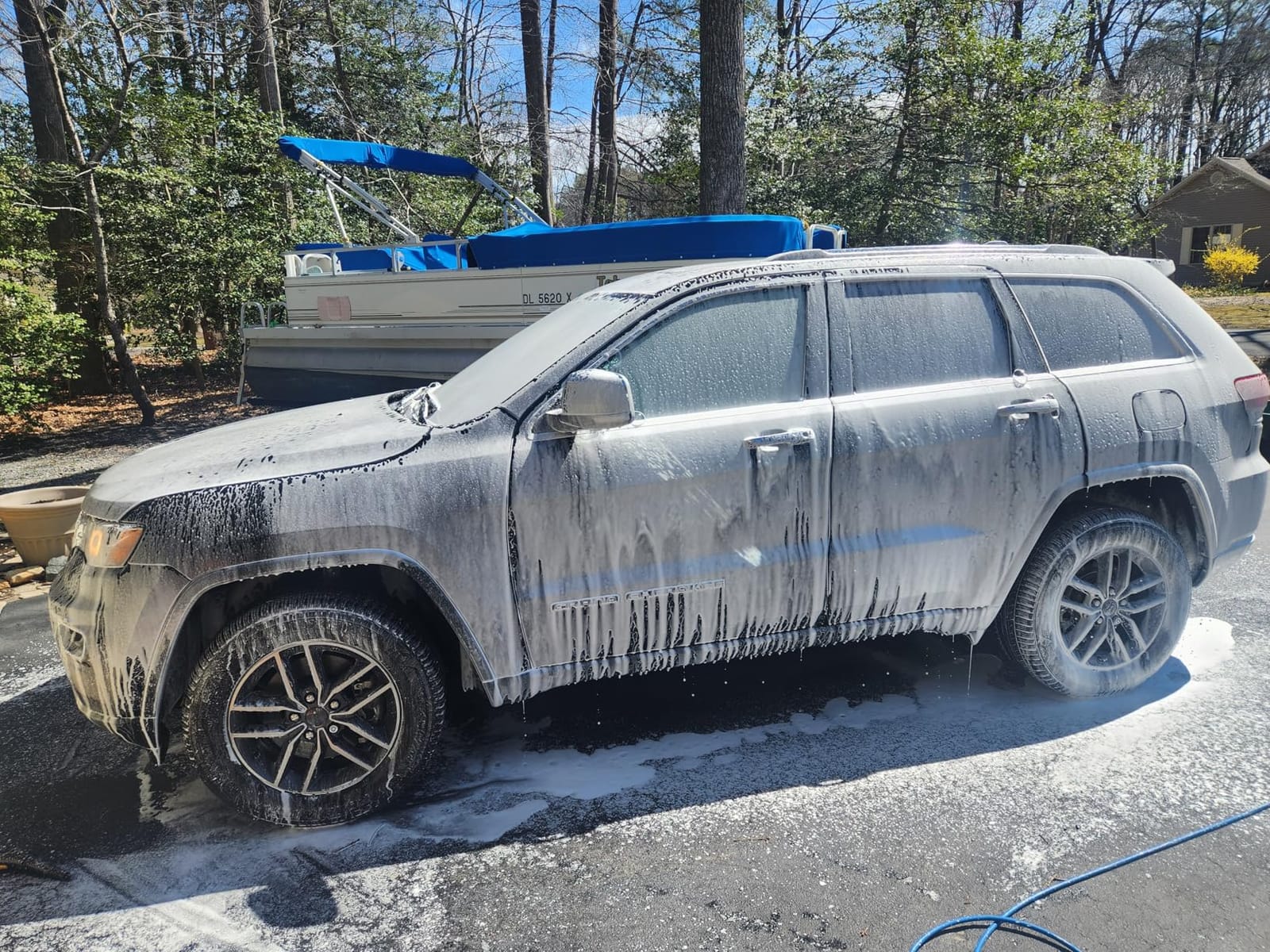 McKillans Foam Cannon for Pressure Washer (Wide Mouth) - Car Wash Snow Foam Cannon Lance Pressure Washer Soap Dispenser with Adjustable Thick Foam + 1/4 Quick Connector customer photo 2