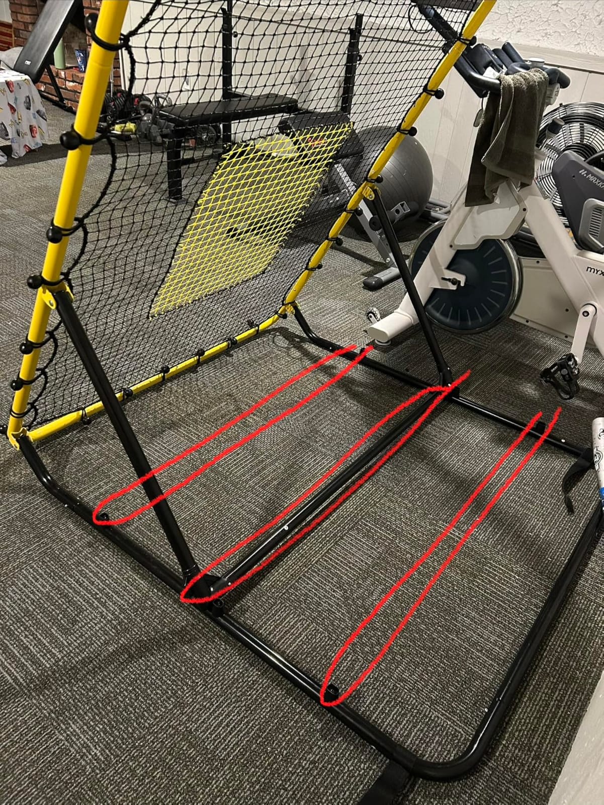 SKLZ Fielding Trainer - Baseball, Softball & Volleyball Rebounder Net. Enhanced Solo Fielding Practice for Skill Development. High-Performance Multi-Sport, Portable, 3 Ball Return Angles, 4x4.5 Feet customer photo 1