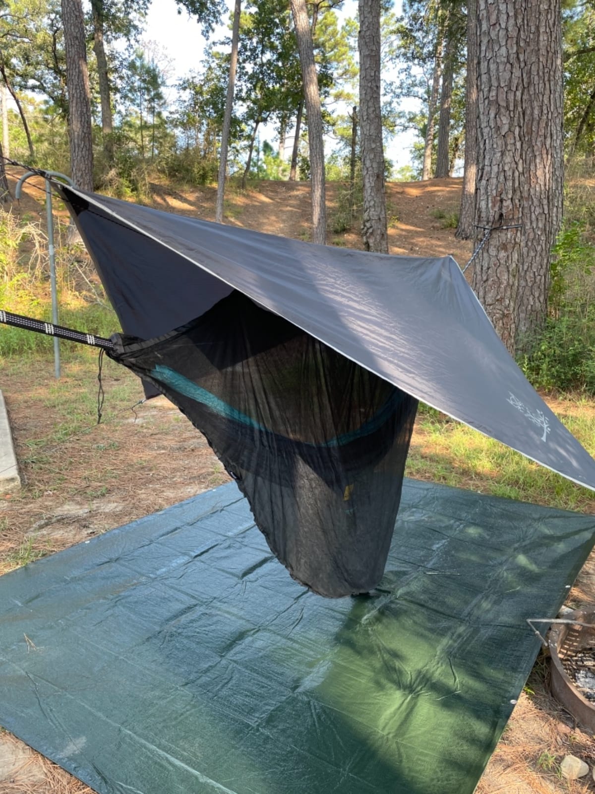 Wise Owl Outfitters Hammock Rain Fly - Waterproof Camping Tarp Cover with Tent Stakes & Carry Bag, Ultralight Shelter for Backpacking & Outdoor Shade customer photo 1