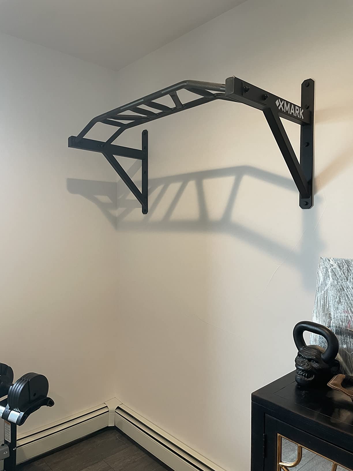 XMARK Commercial Wall Mounted Multi Grip Pull Up Bar Ranked Number 1 Men’s Health customer photo 2