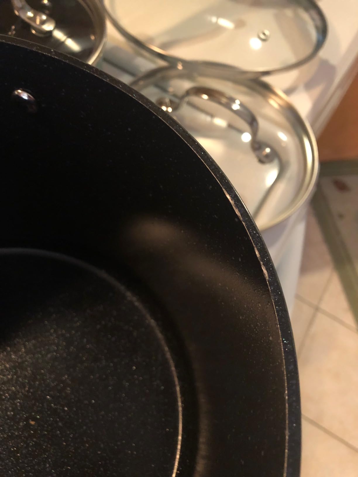 Nuwave Healthy Duralon Blue Ceramic Nonstick Cookware Set, PFAS Free | Scratch-Resistant, Dishwasher & Oven Safe, Induction Ready & Evenly Heats, Tempered Glass Lids & Stay-Cool Handles customer photo 1