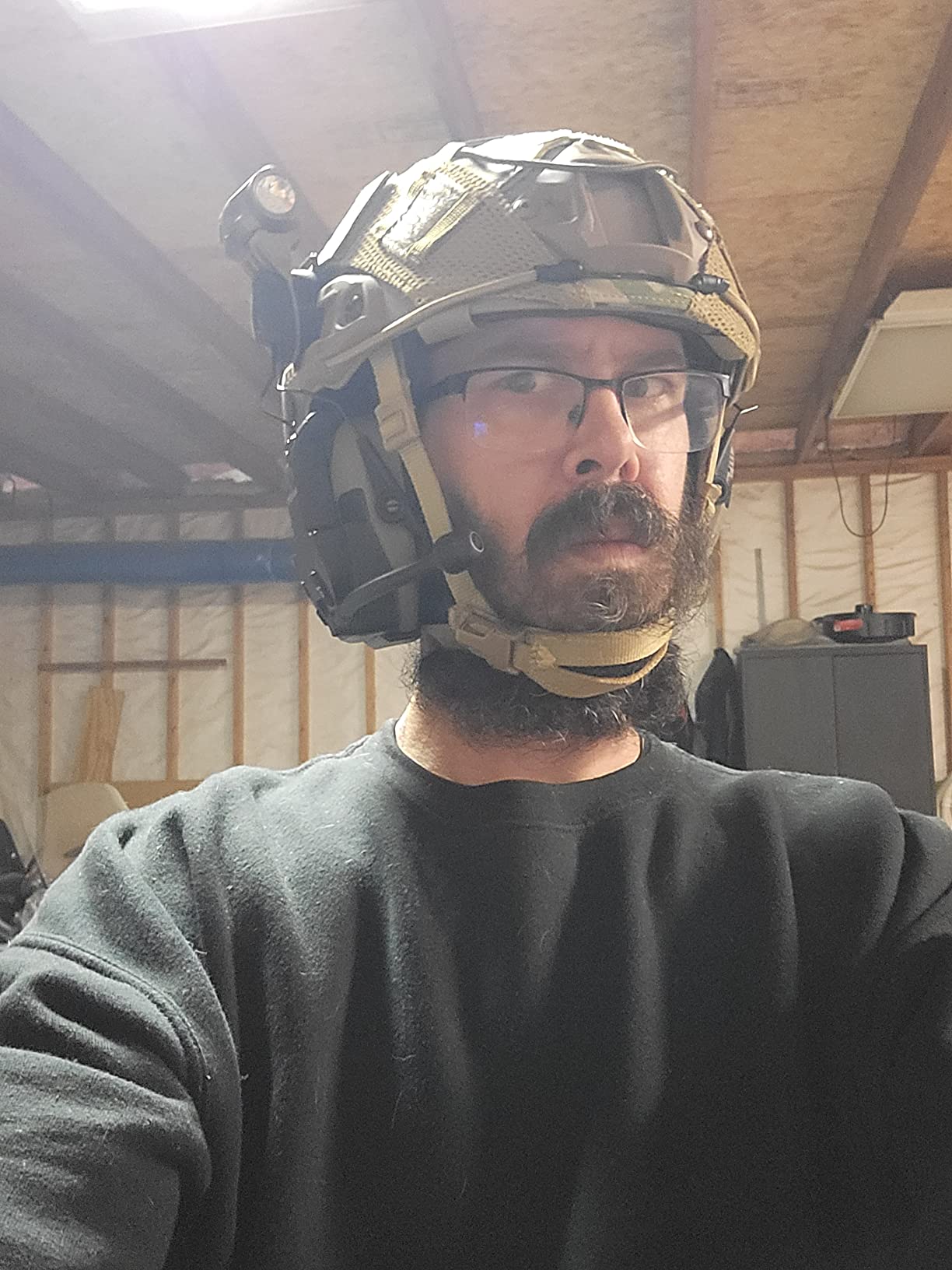 DLP Lightweight Tactical Bump Helmet – ImpaX Extreme High Cut Fast Helmet w/Enhanced Ventilation, OPS Core Style MICH/ACH Military Airsoft Helmet w/NVG Mount & Accessories customer photo 2