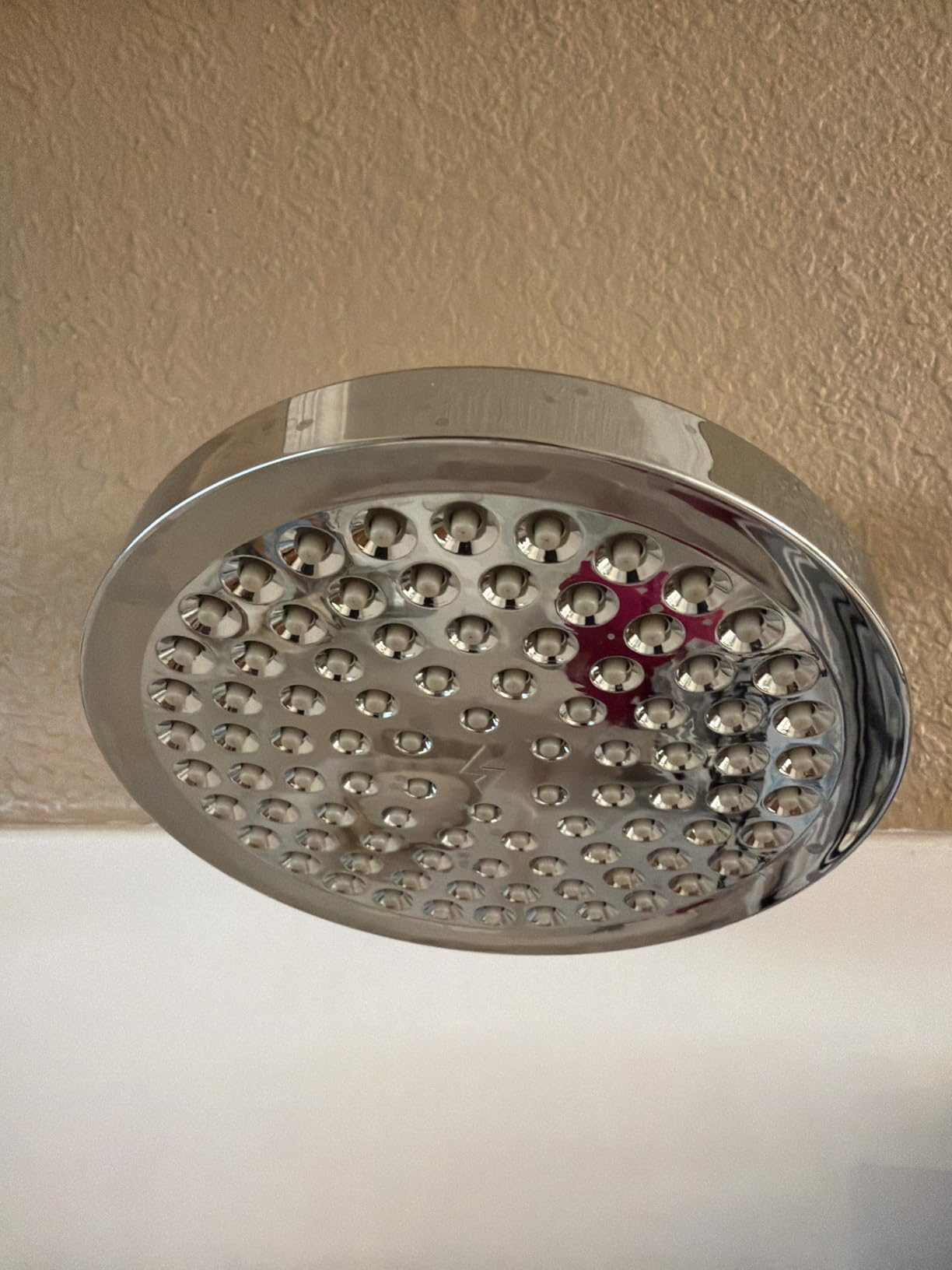 SparkPod Rain Shower Head, 6 Inch Round, Luxury Polished Chrome Finish customer photo 1
