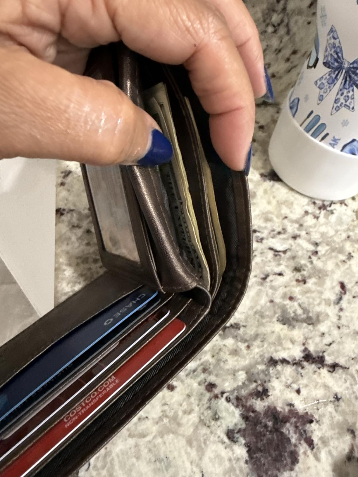 HIMI Wallet for Men-Genuine Leather RFID Blocking Bifold Stylish Wallet With 2 ID Window customer photo 1